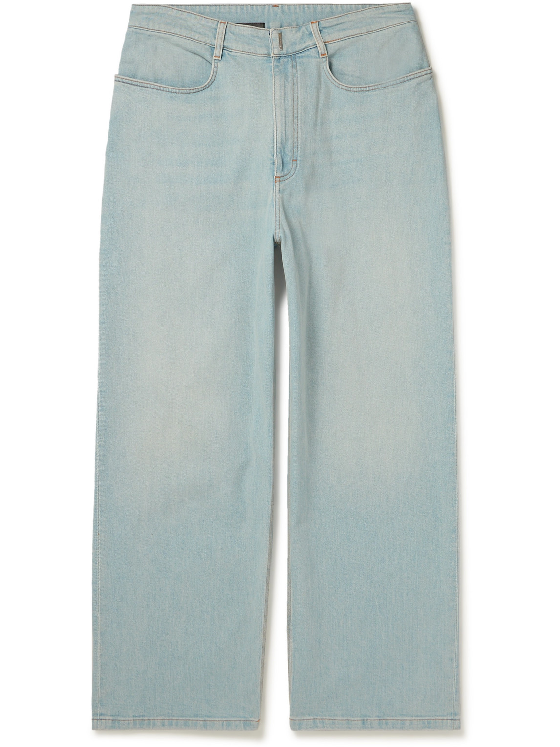Givenchy Wide-leg Stretch-denim Jeans In Blue