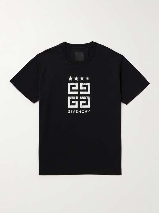 mrporter.com | 4G Logo-Print Cotton-Jersey T-Shirt