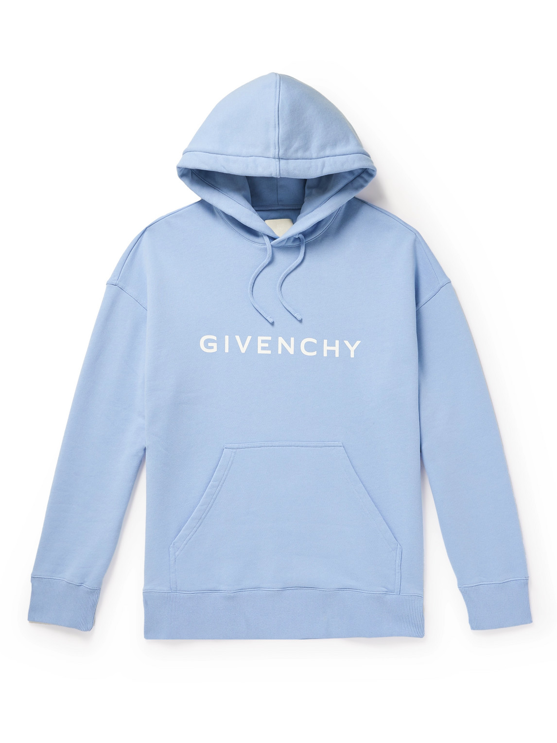GIVENCHY ARCHETYPE LOGO-PRINT COTTON-JERSEY HOODIE