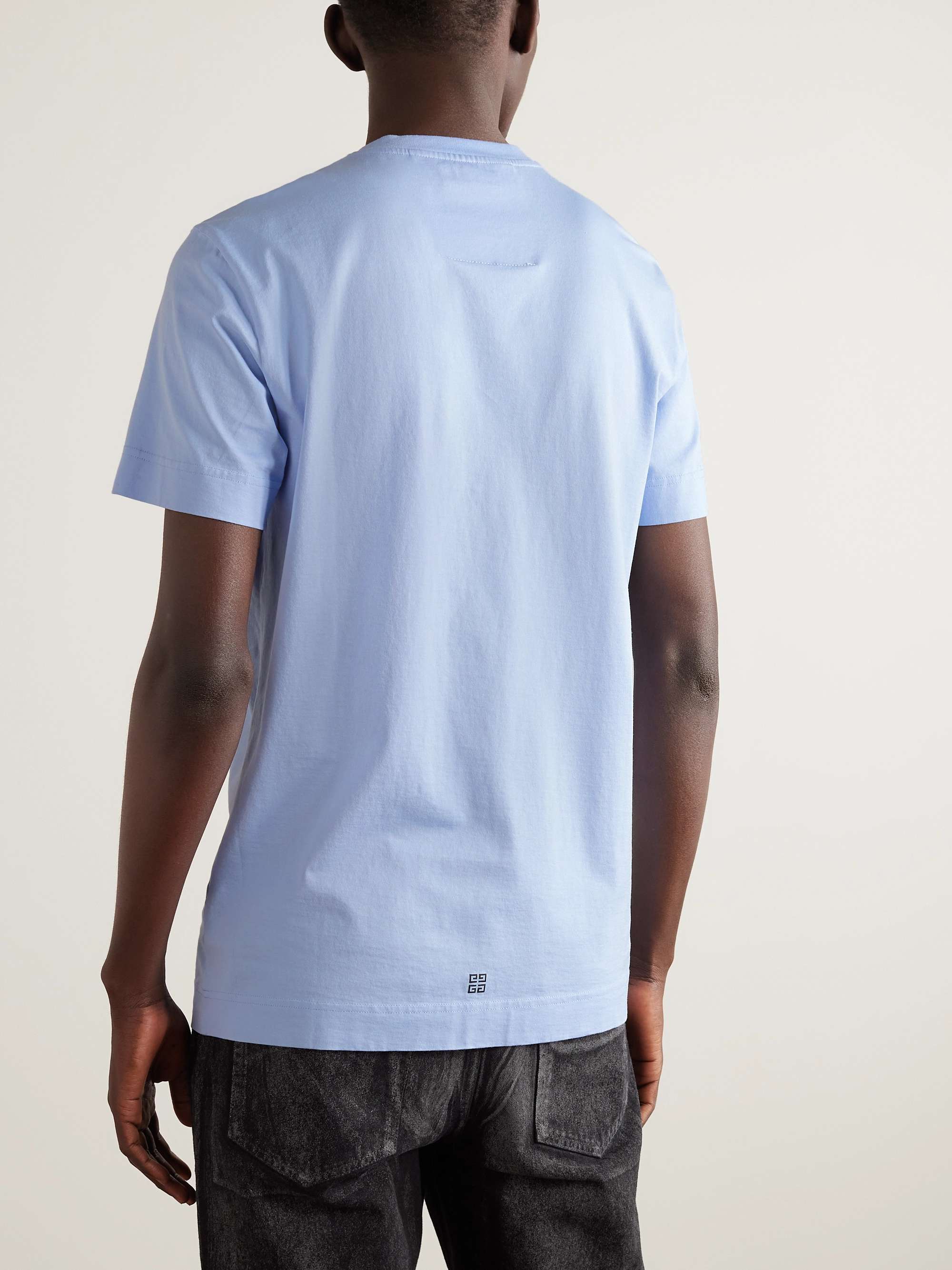 GIVENCHY Eagle Logo-Print Cotton-Jersey T-Shirt