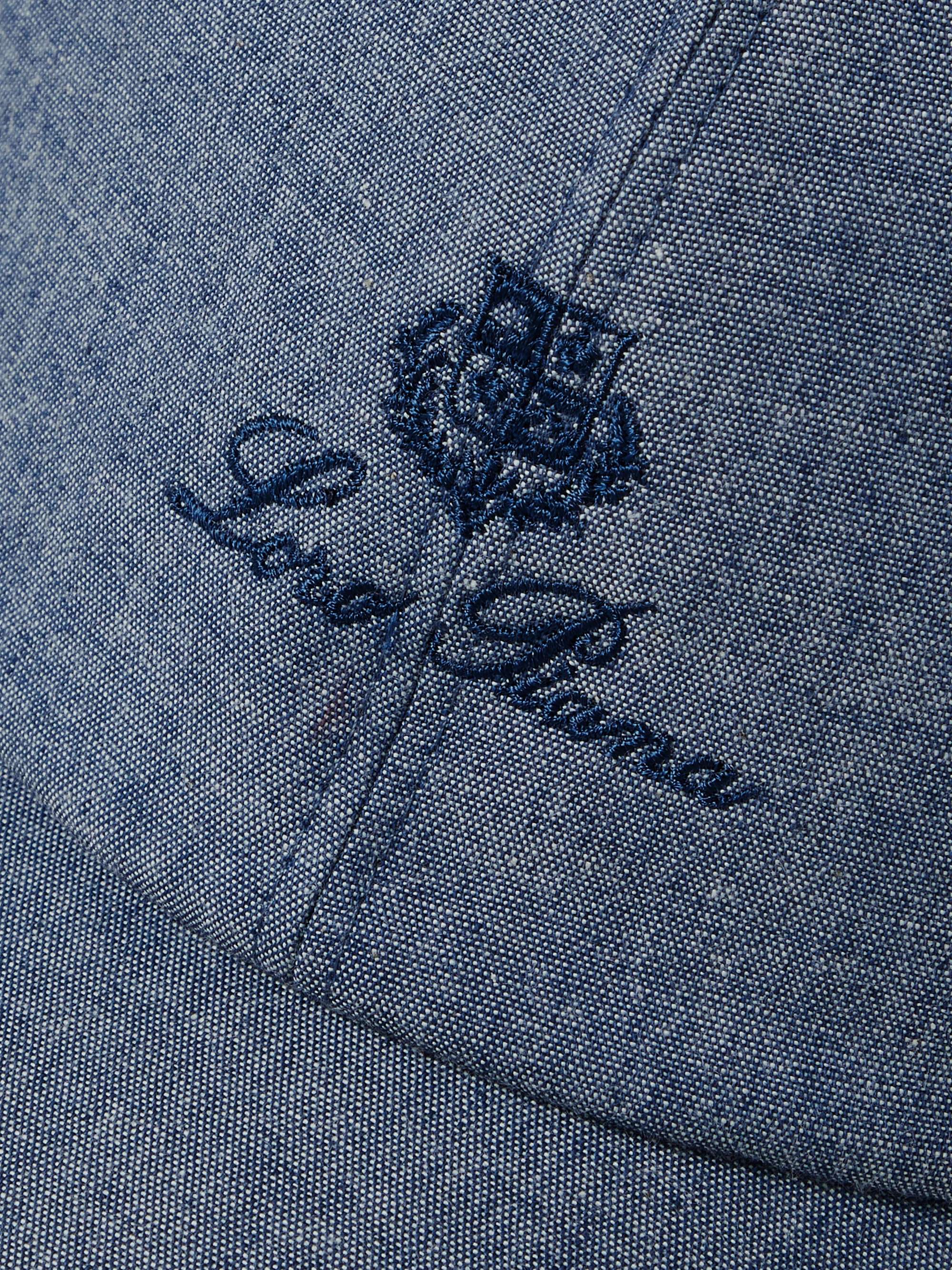 LORO PIANA Logo-Embroidered Cotton-Chambray Baseball Cap | MR PORTER