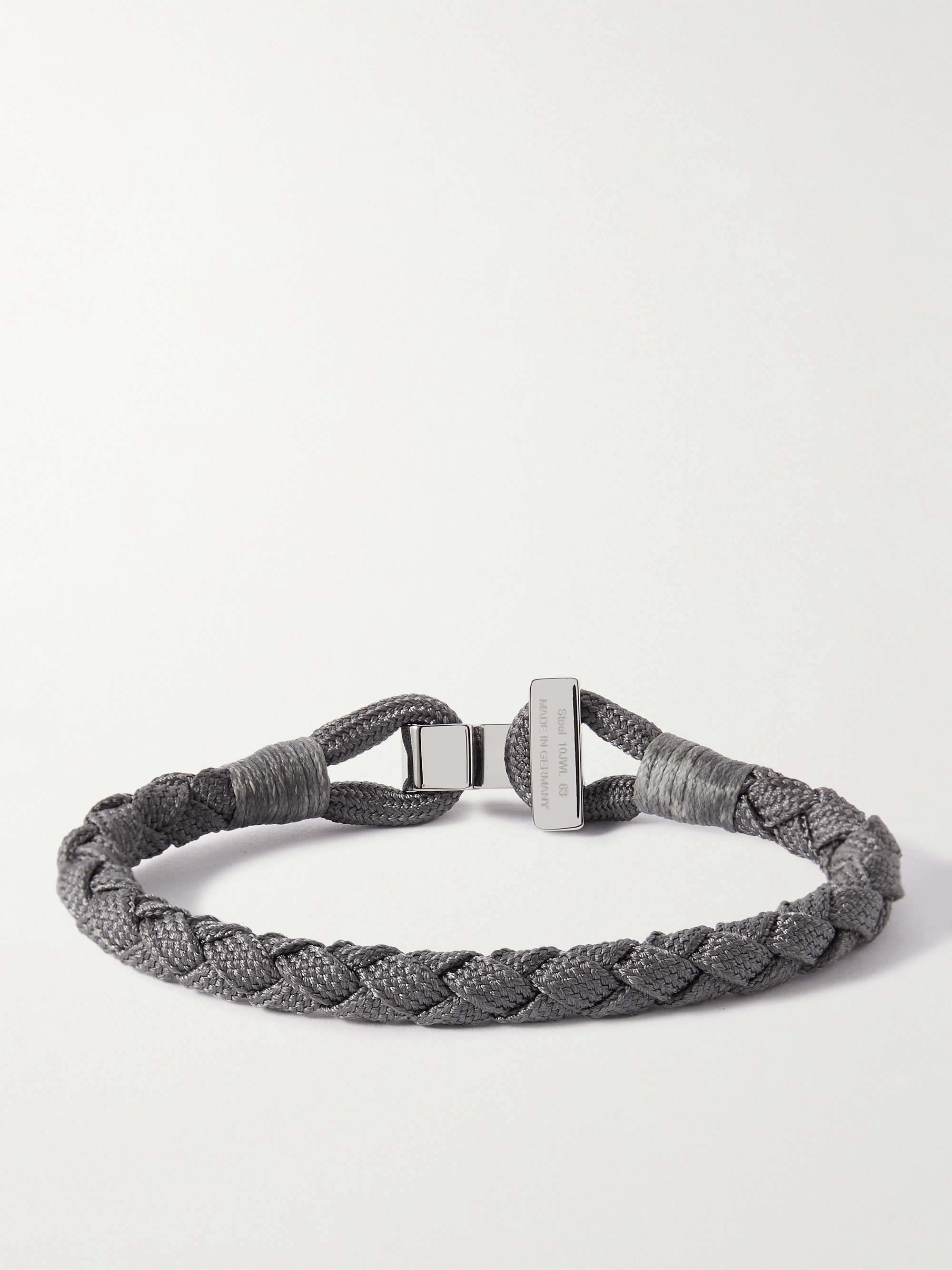 MONTBLANC Stainless Steel Cord Bracelet
