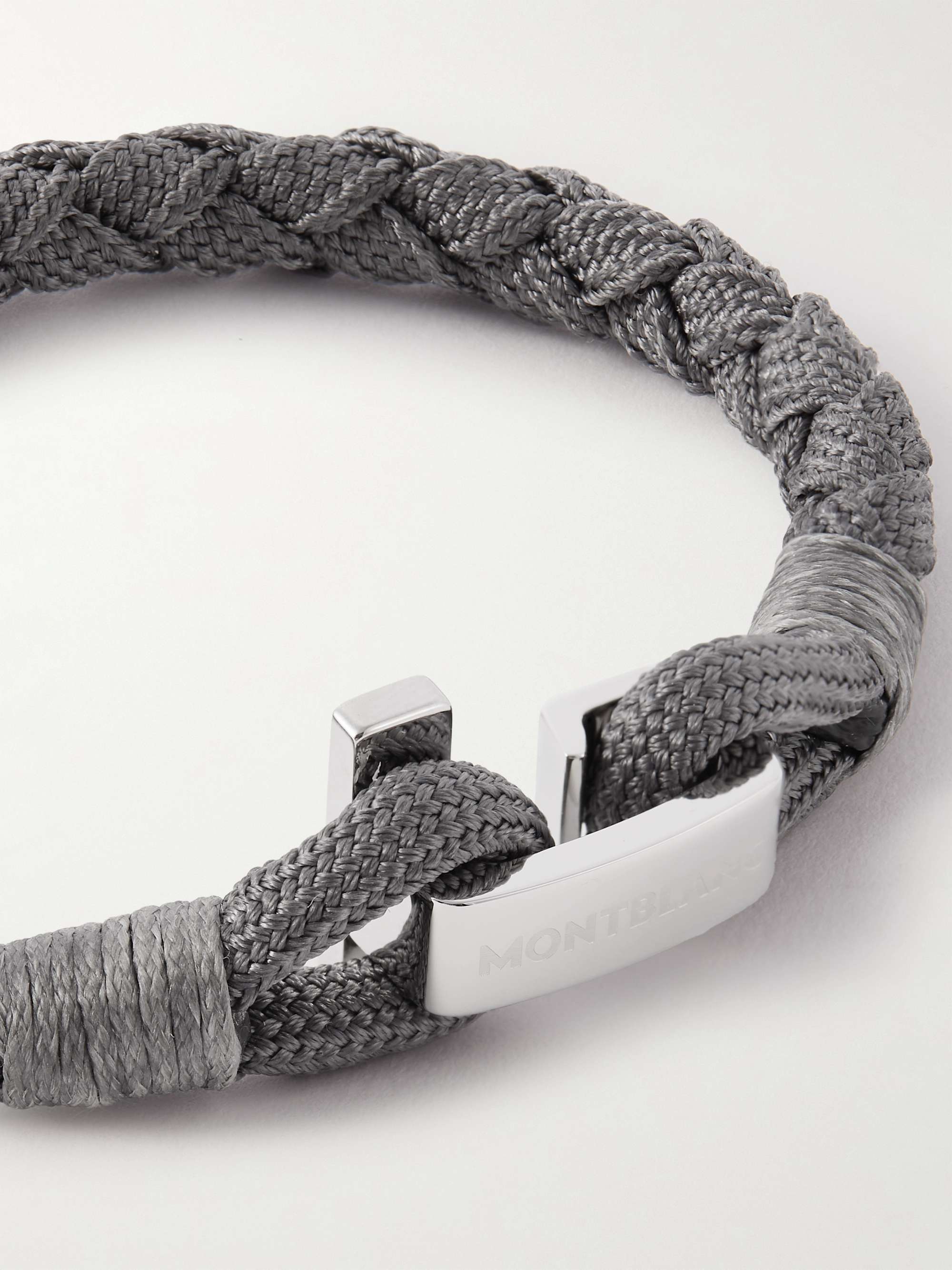 MONTBLANC Stainless Steel Cord Bracelet