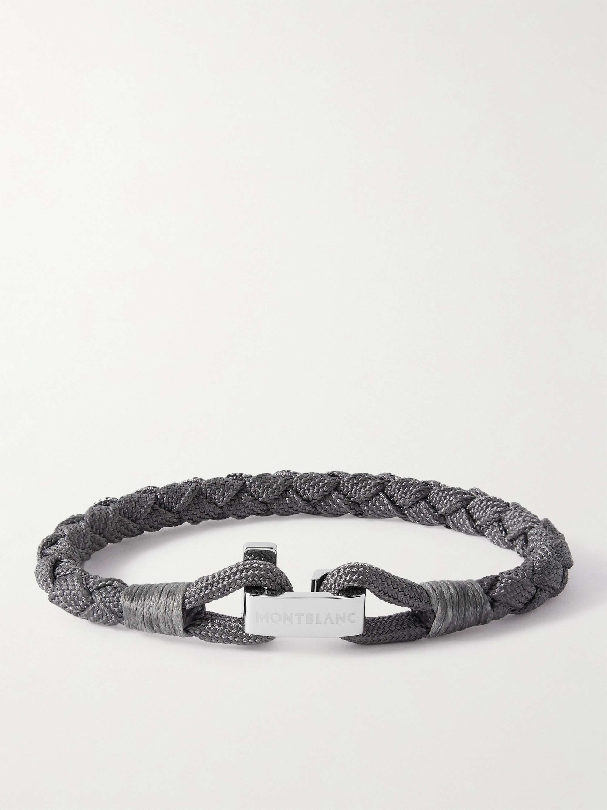MONTBLANC Stainless Steel Cord Bracelet