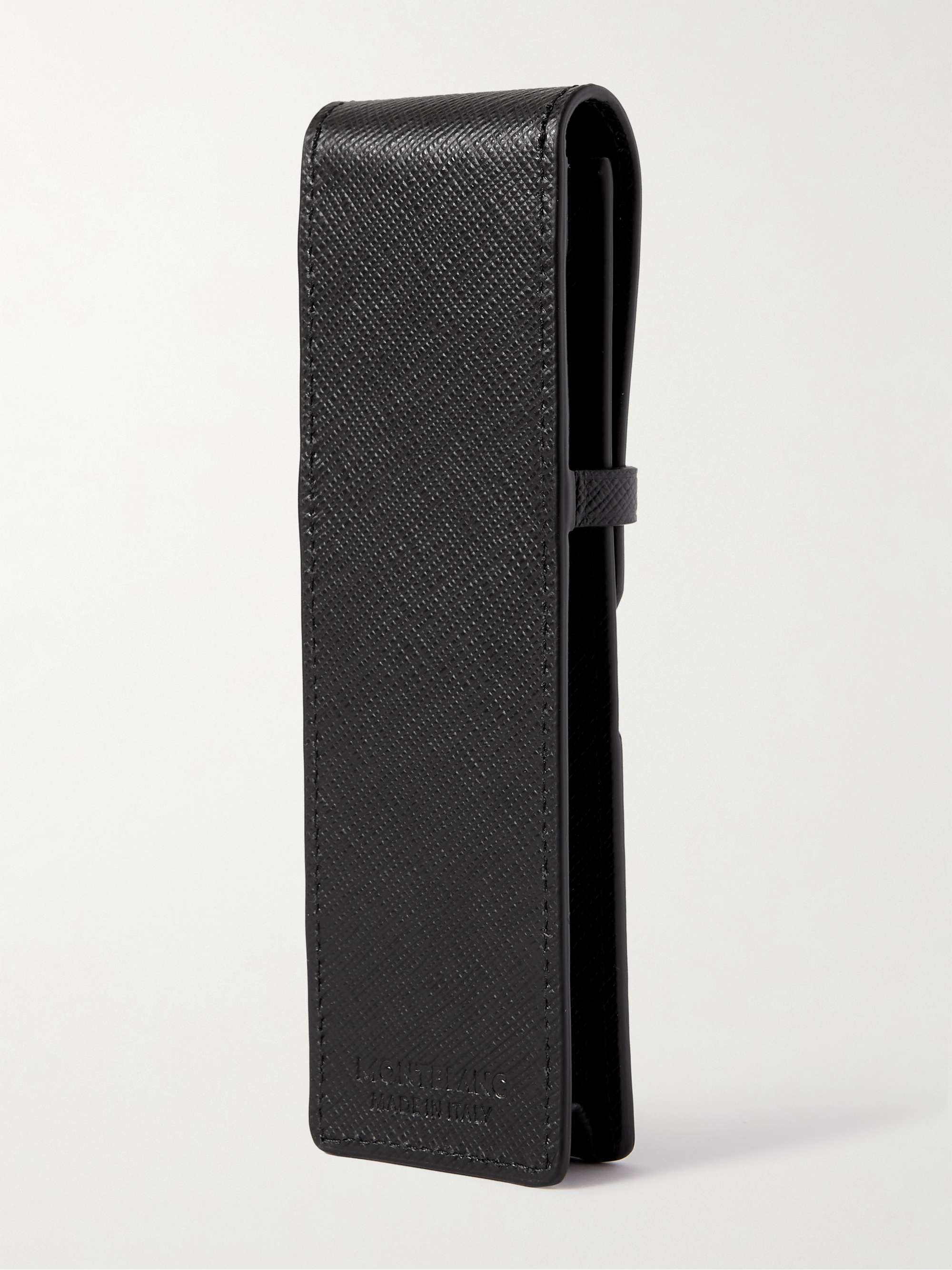 MONTBLANC Sartorial Cross-Grain Leather Pen Pouch