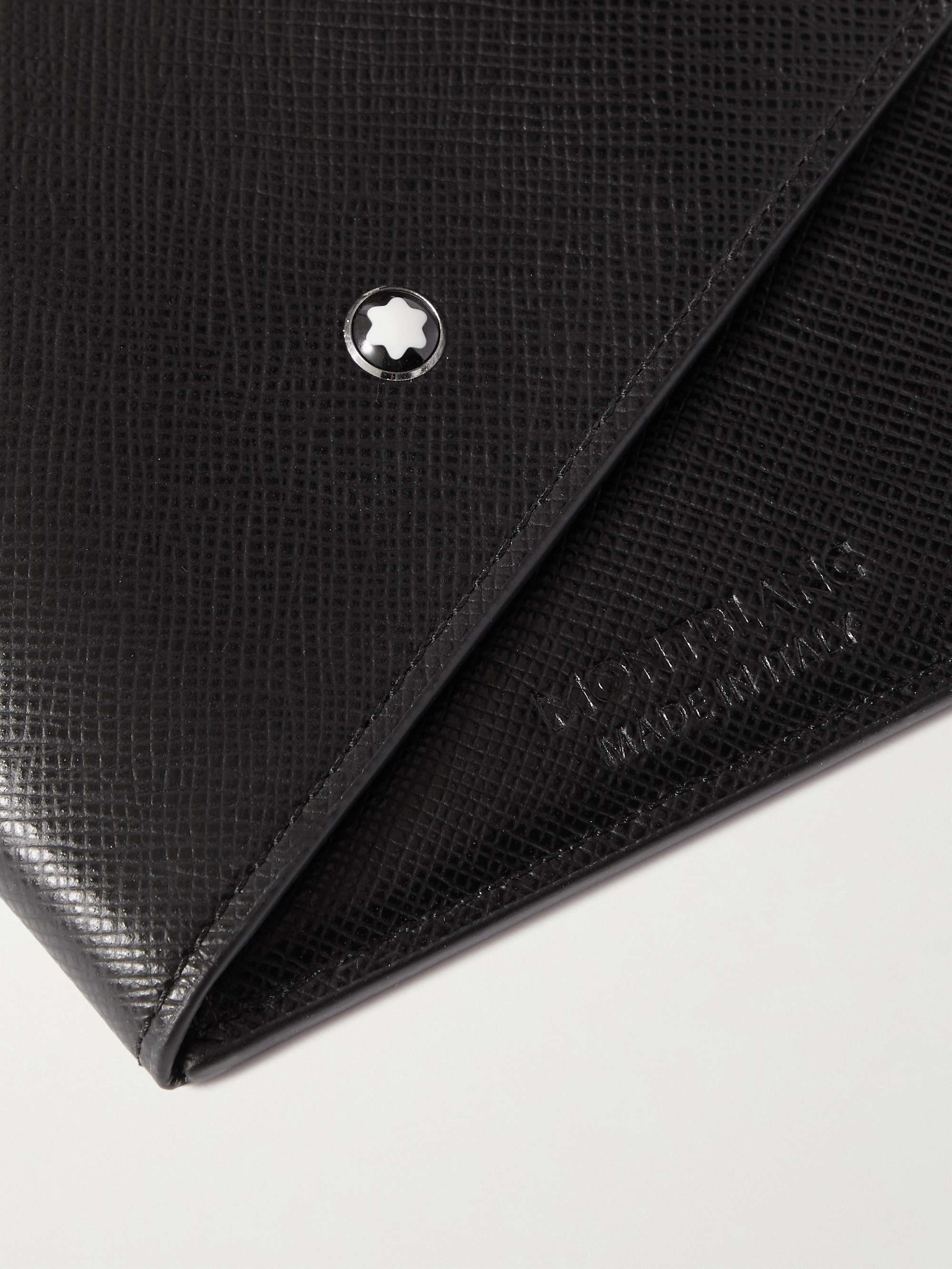 MONTBLANC Sartorial Cross-Grain Leather Passport Holder