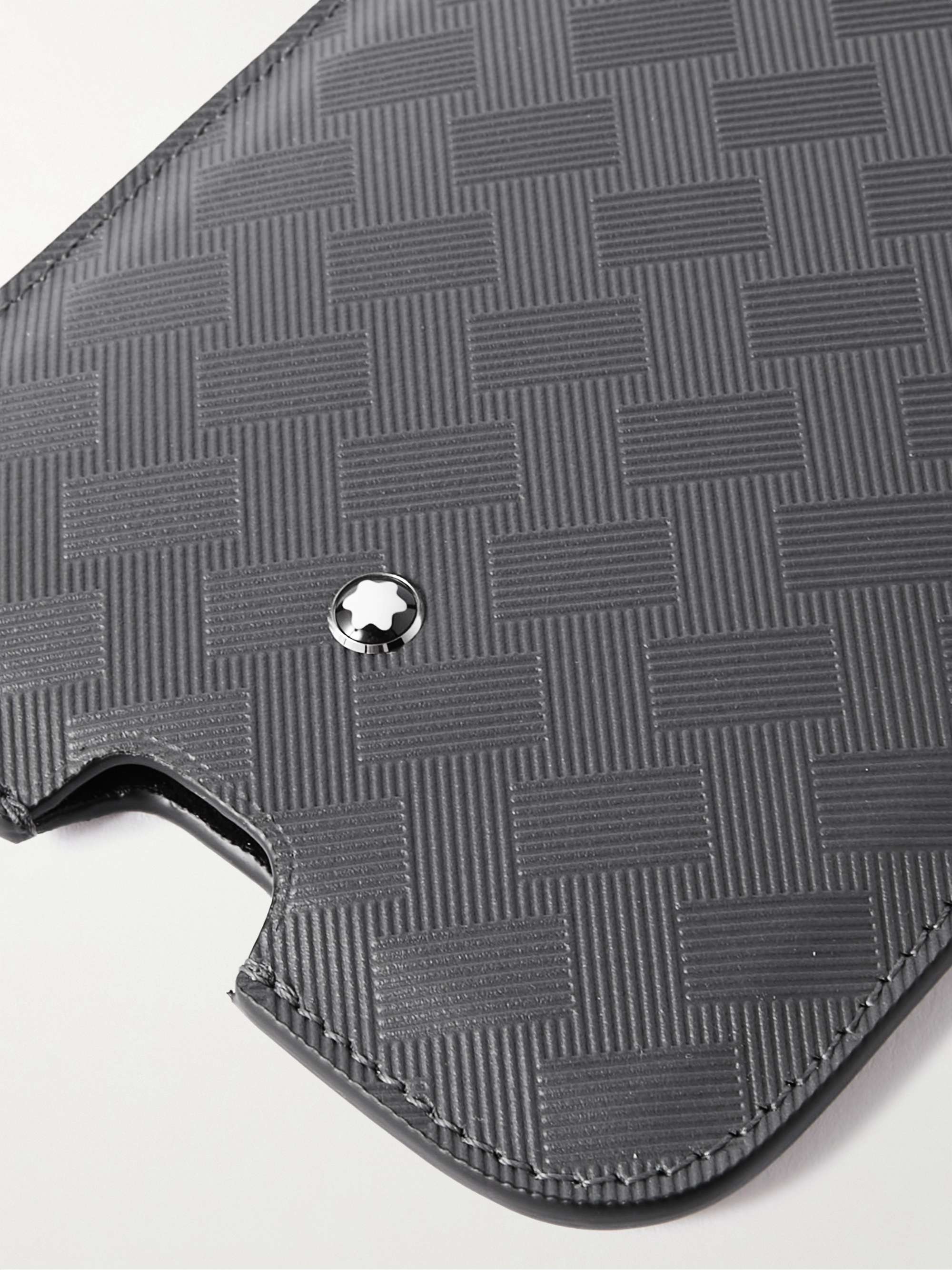 MONTBLANC Extreme 3.0 Cross-Grain Leather Phone Sleeve