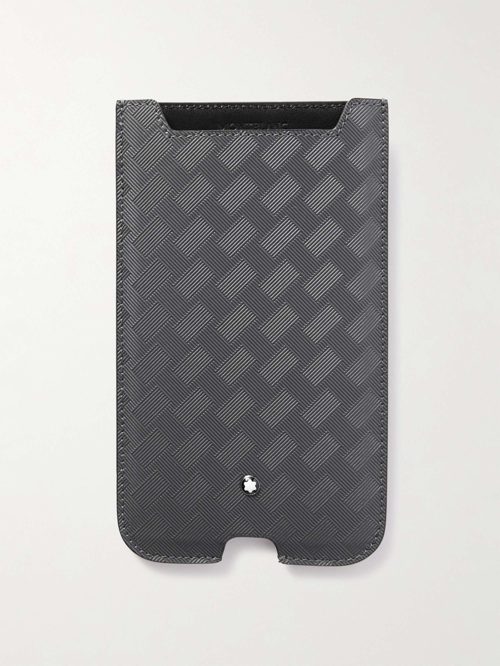 MONTBLANC Extreme 3.0 Cross-Grain Leather Phone Sleeve