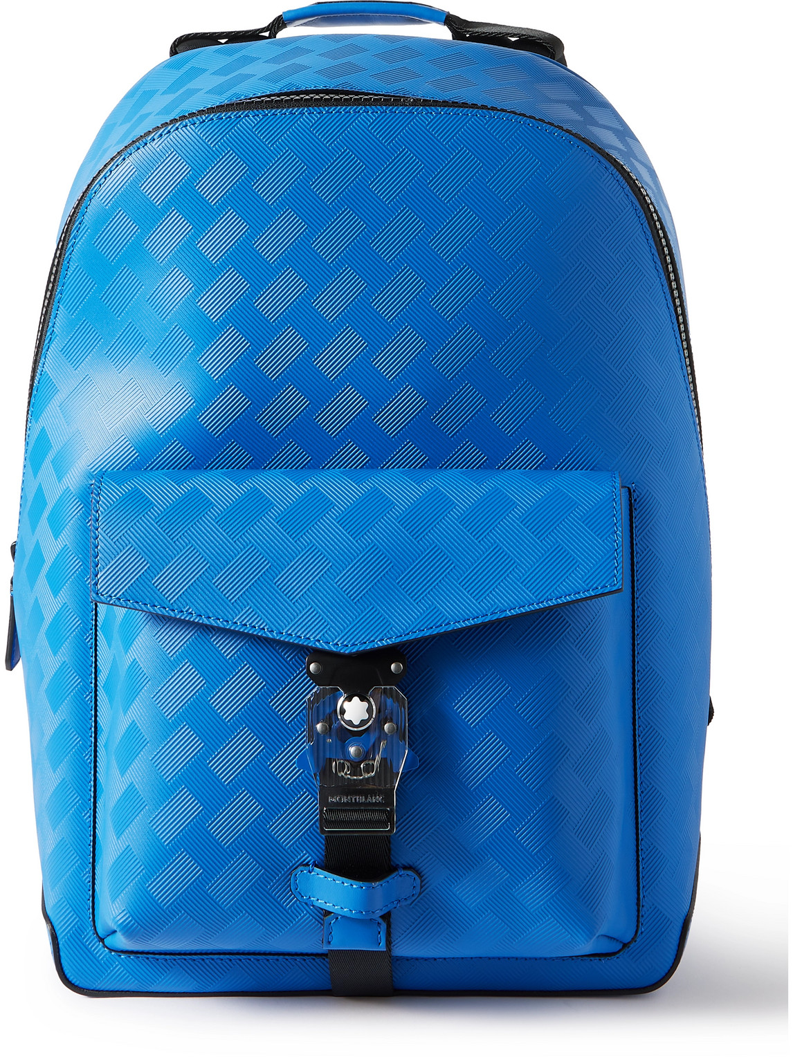 Montblanc Extreme 3.0 Cross-grain Leather Backpack In Blue