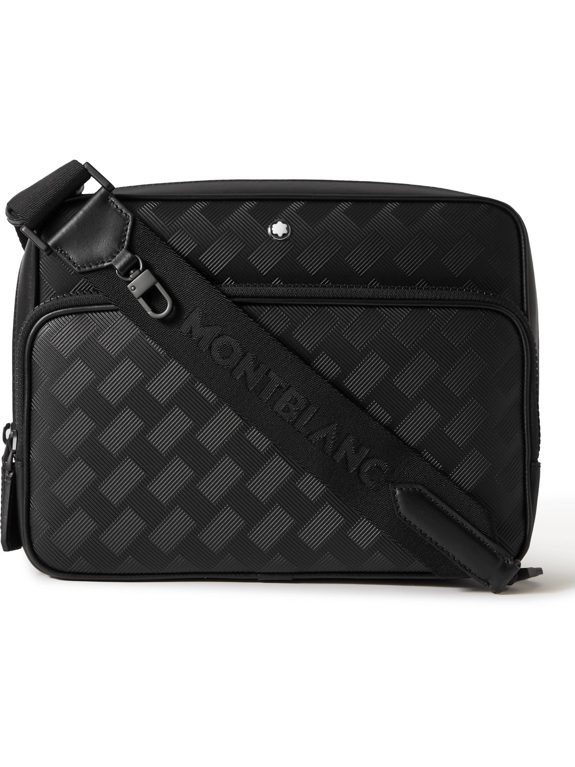 Montblanc Extreme 3.0 Cross-grain Leather Messenger Bag In Black