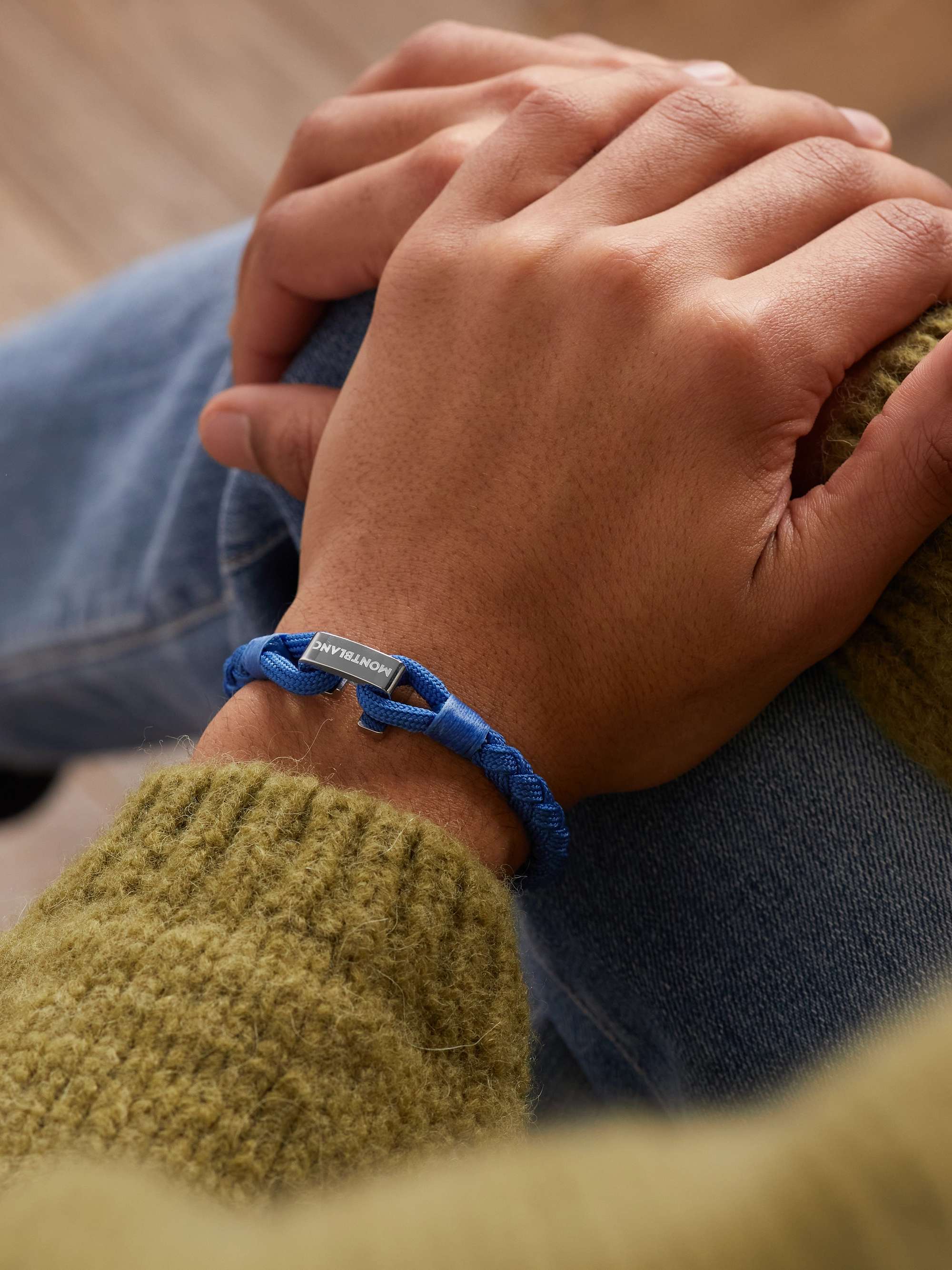 MONTBLANC Stainless Steel Cord Bracelet