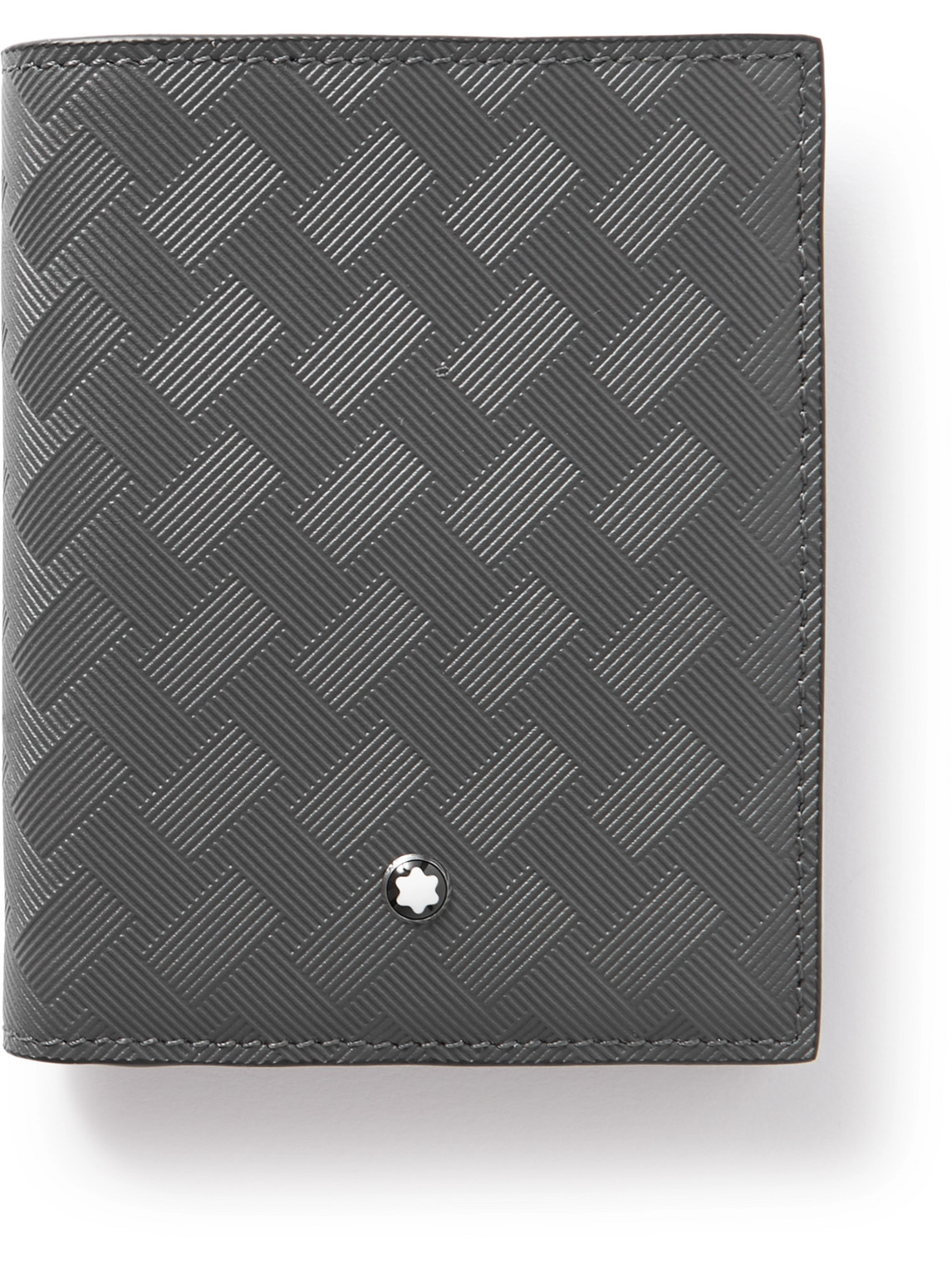 Montblanc Extreme 3.0 Cross-grain Leather Billfold Wallet In Gray