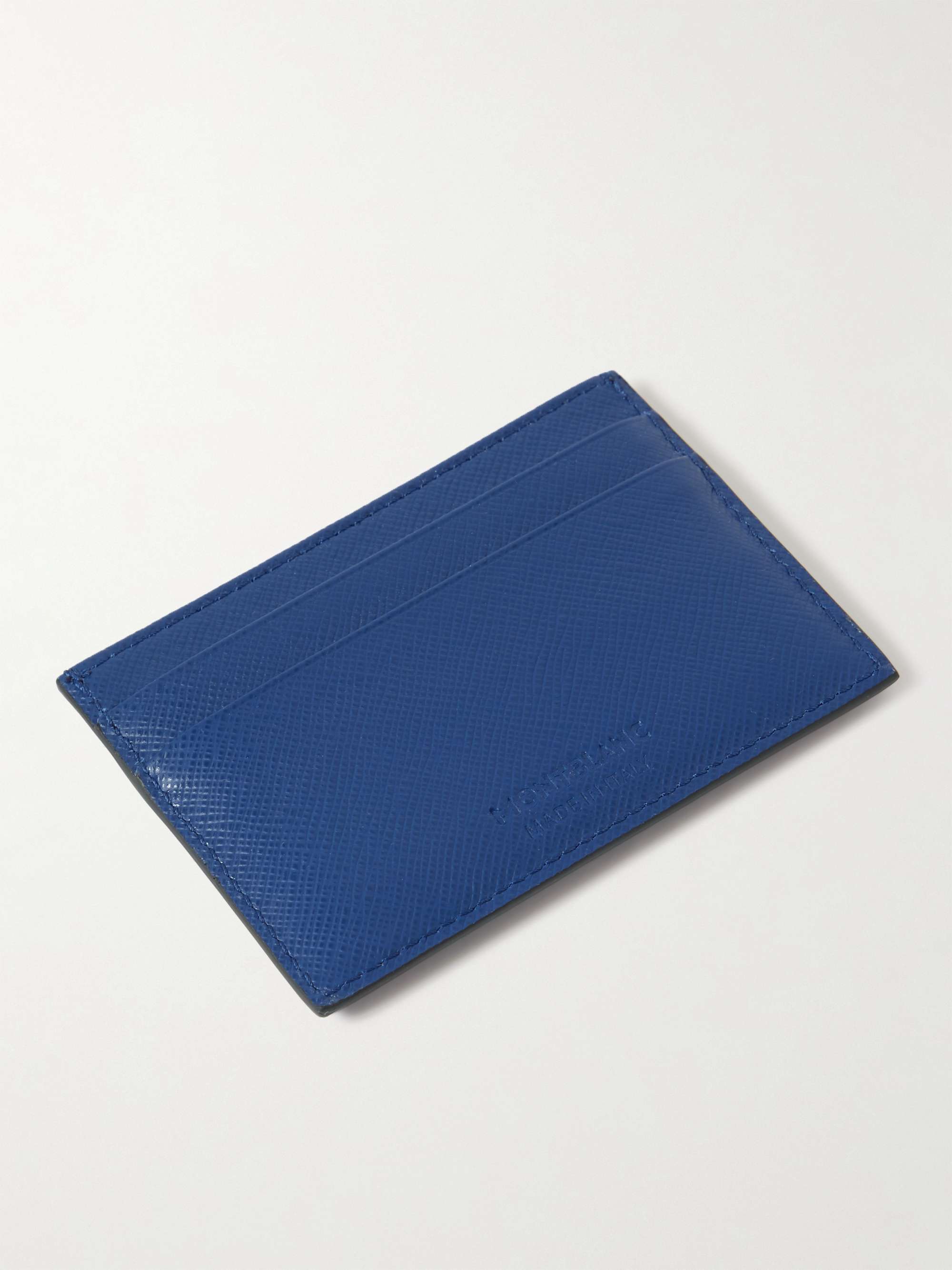 MONTBLANC Sartorial Cross-Grain Leather Cardholder