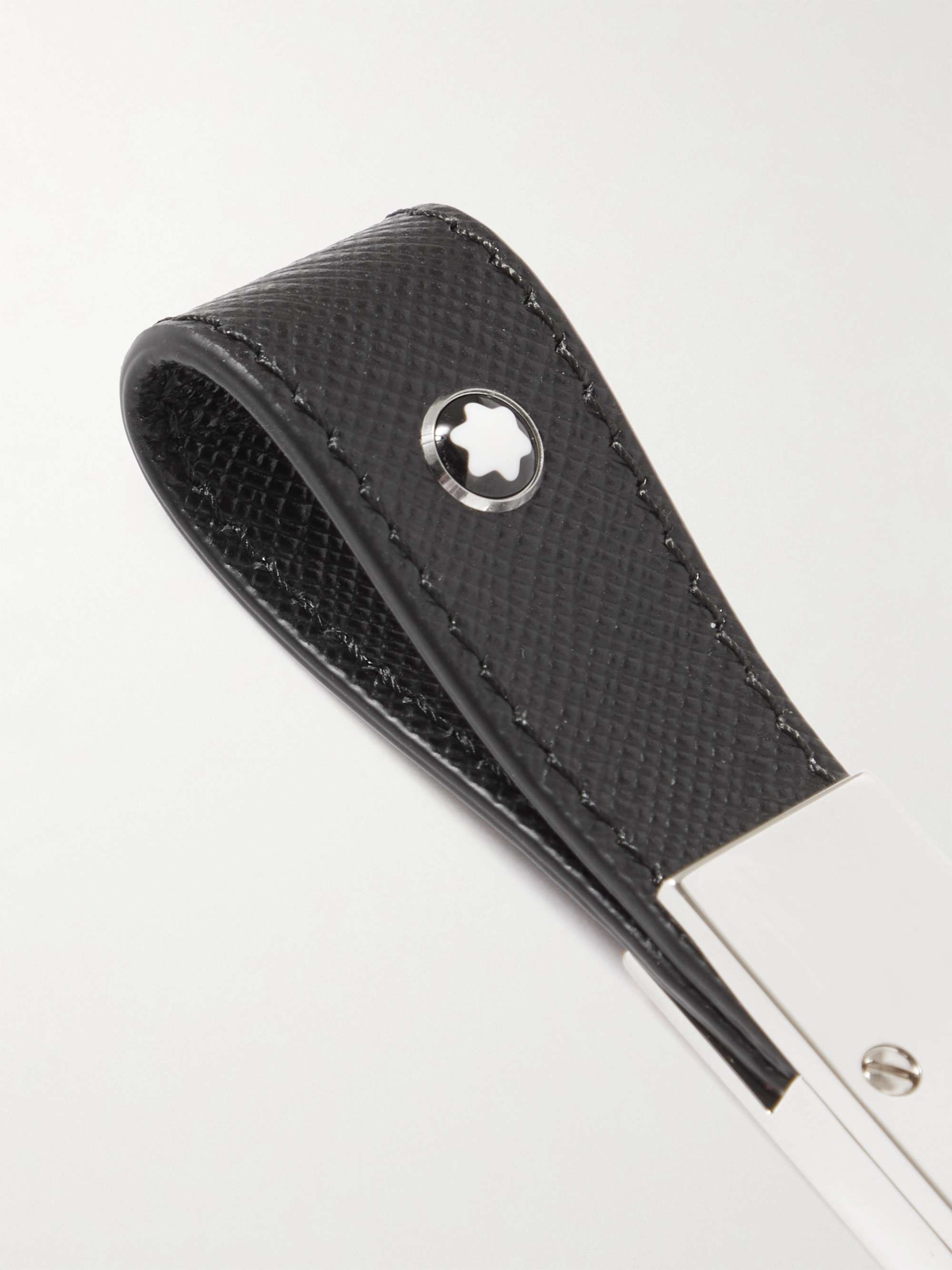 Montblanc Sartorial Leather Key Fob - Black