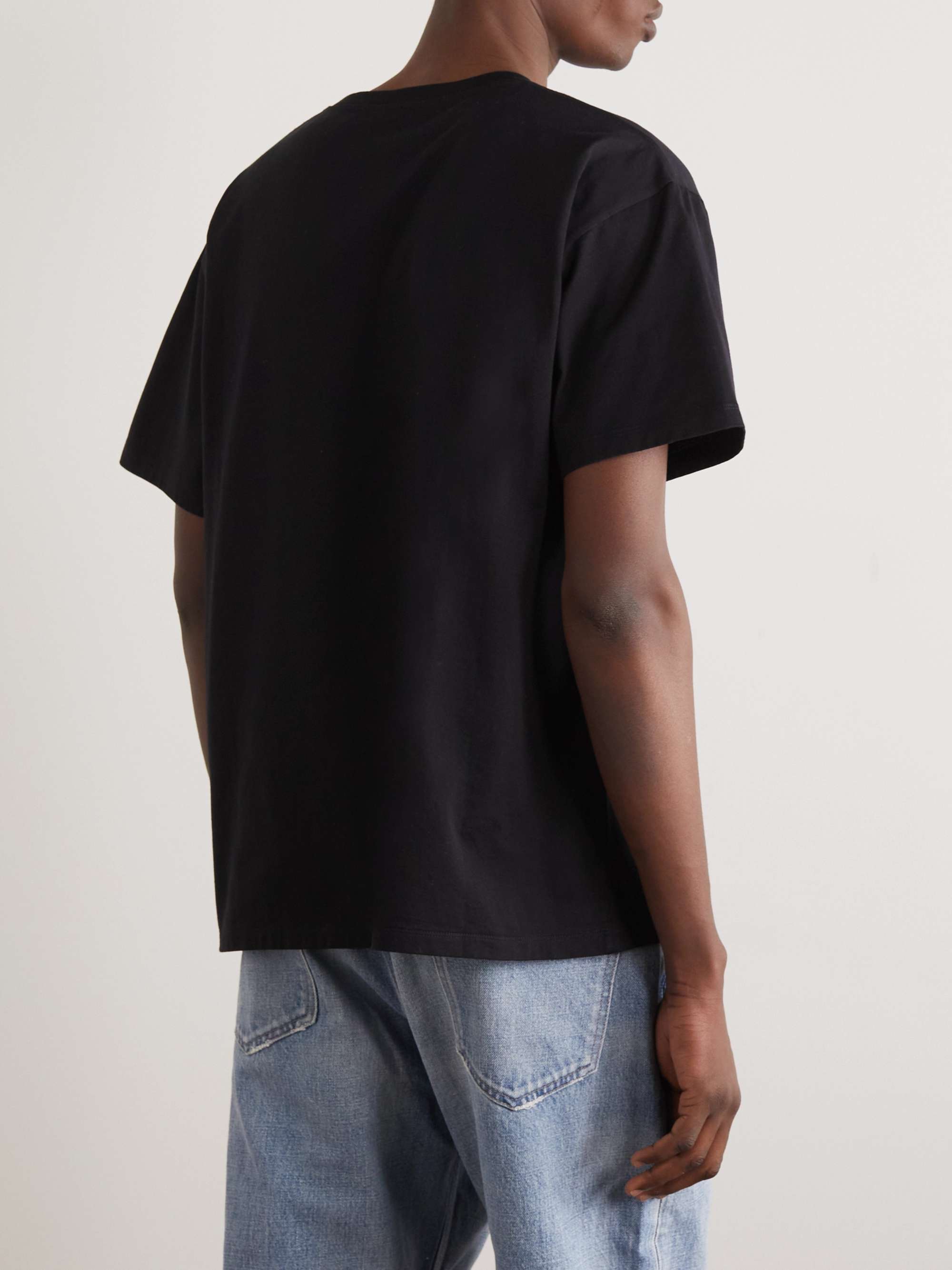 CELINE HOMME Printed Cotton-Jersey T-Shirt
