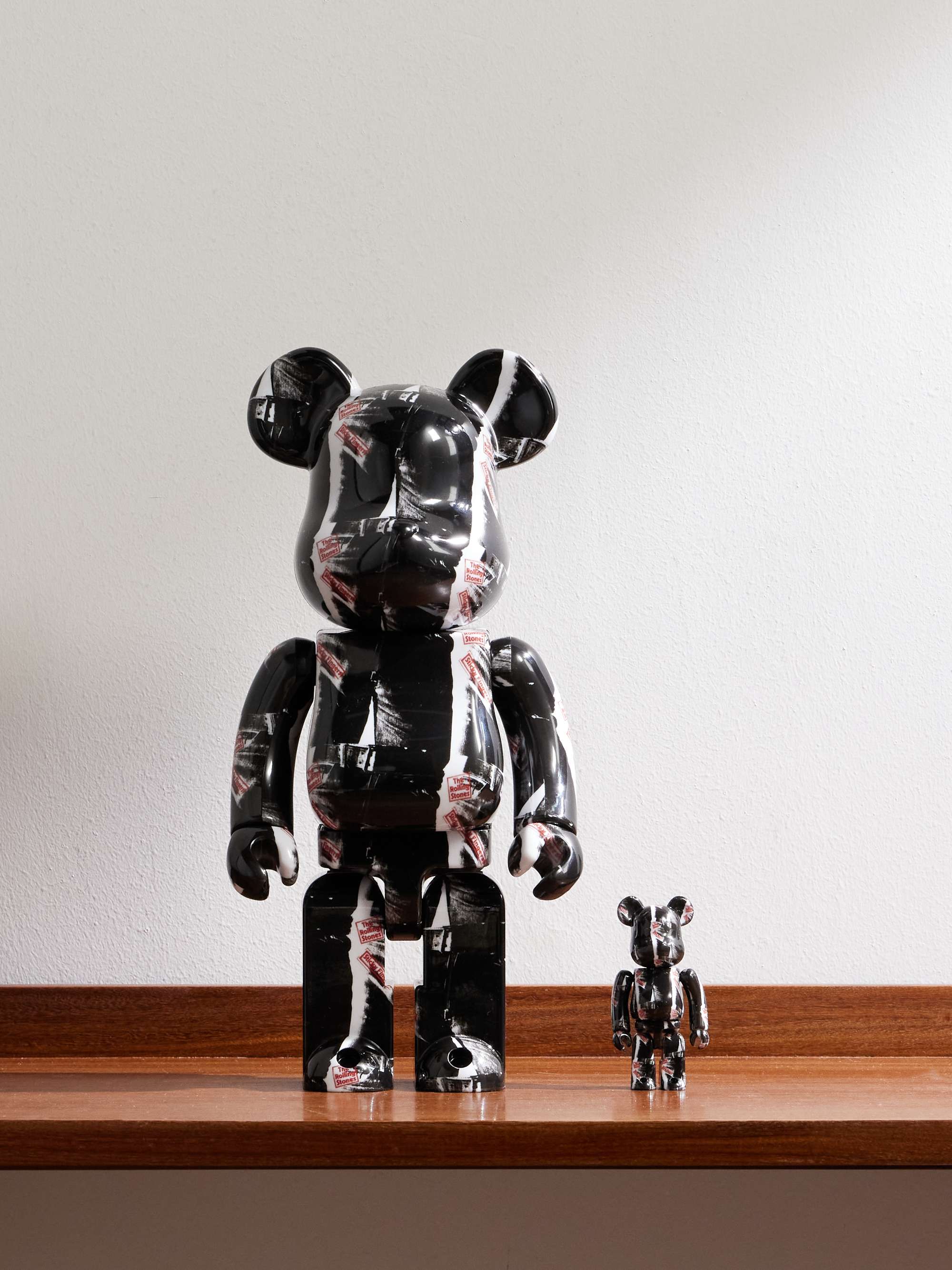 BE@RBRICK + Andy Warhol + The Rolling Stones 100% + 400% Printed