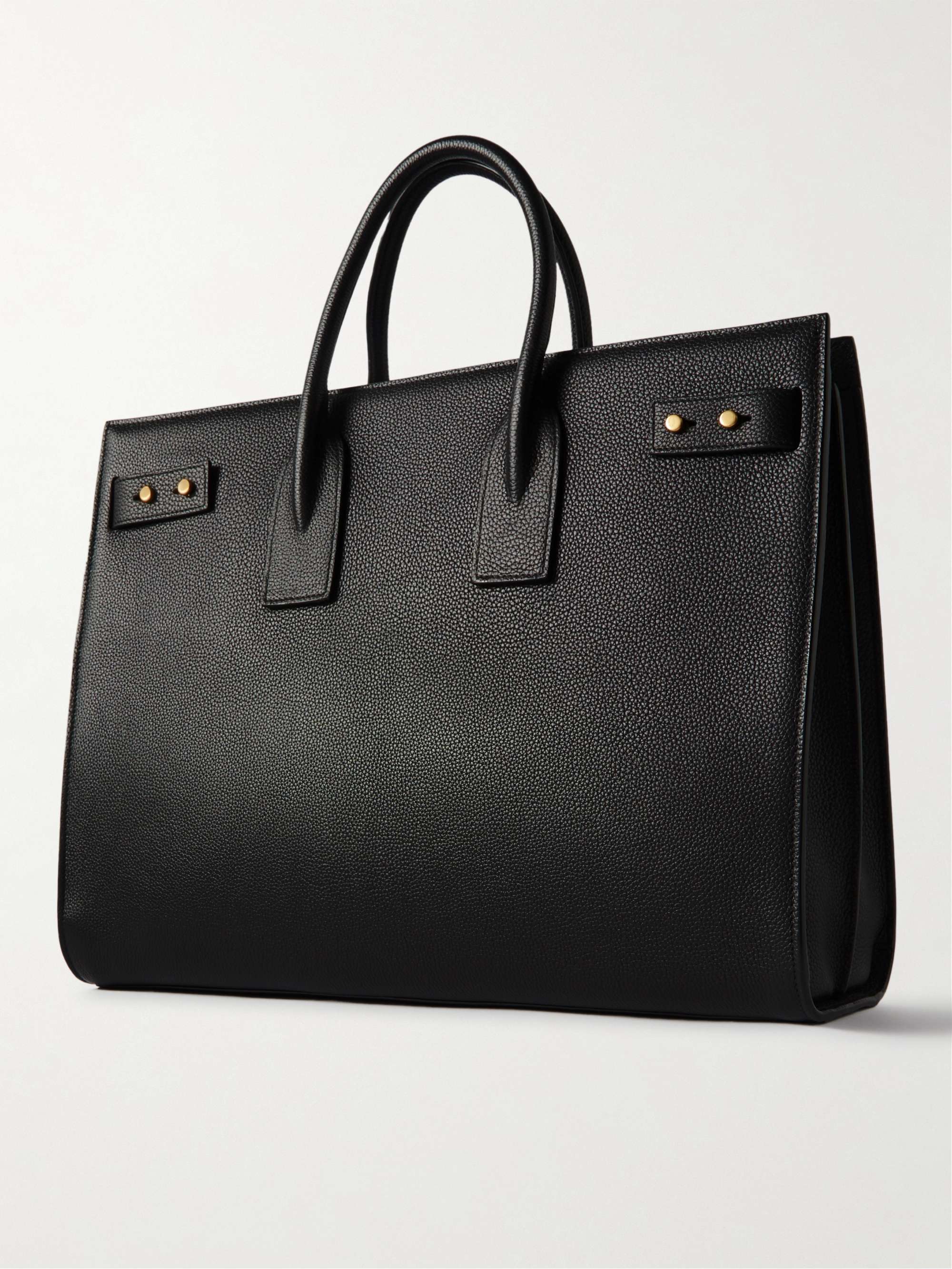 SAINT LAURENT Sac De Jour Large Full-Grain Leather Tote Bag