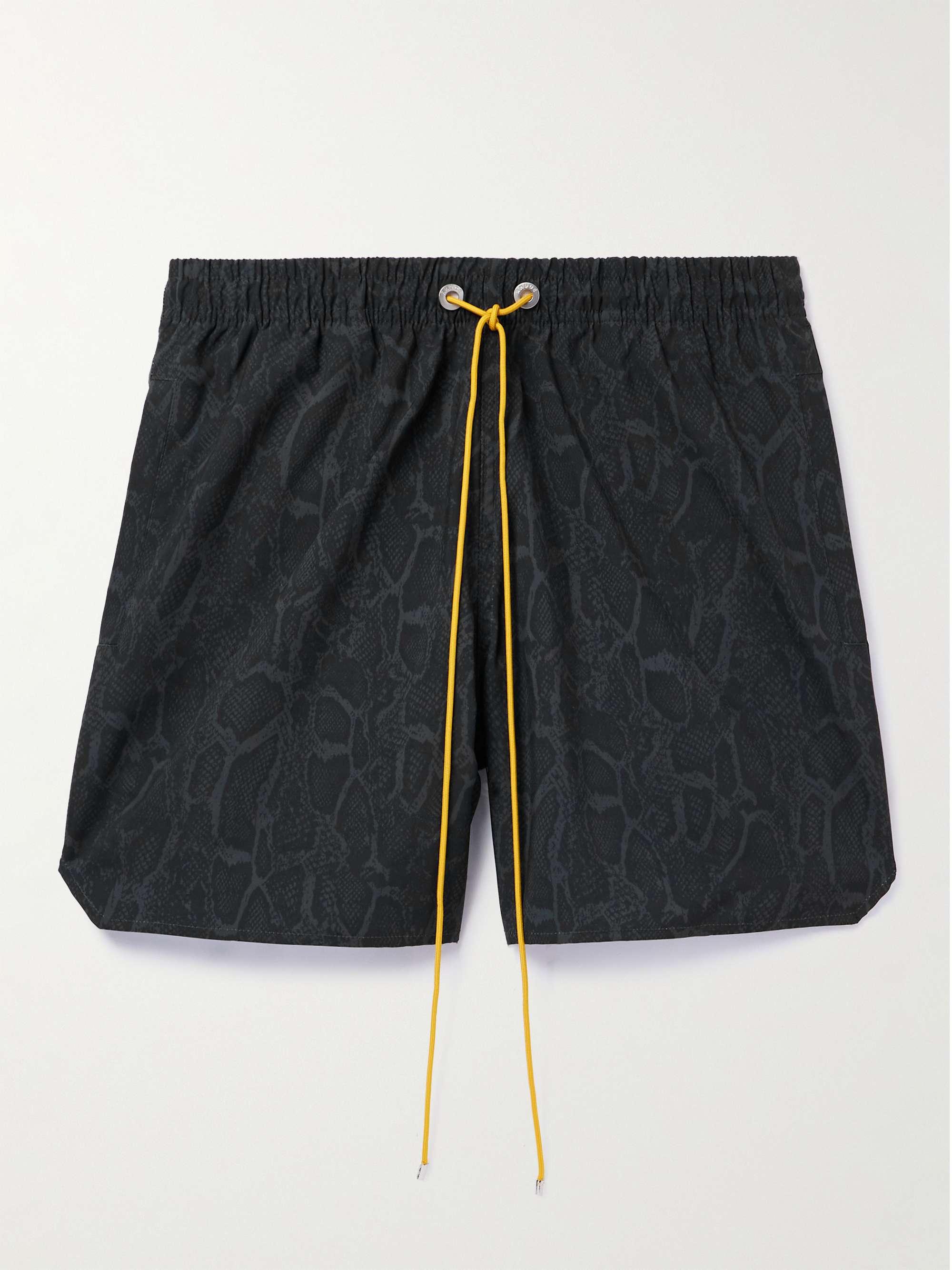 Louis Vuitton Printed Nylon Swim Shorts, Blue, XXL