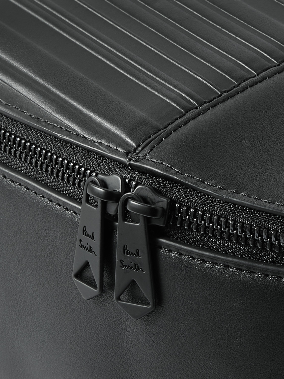 Shop Paul Smith Leather Backpack In Black