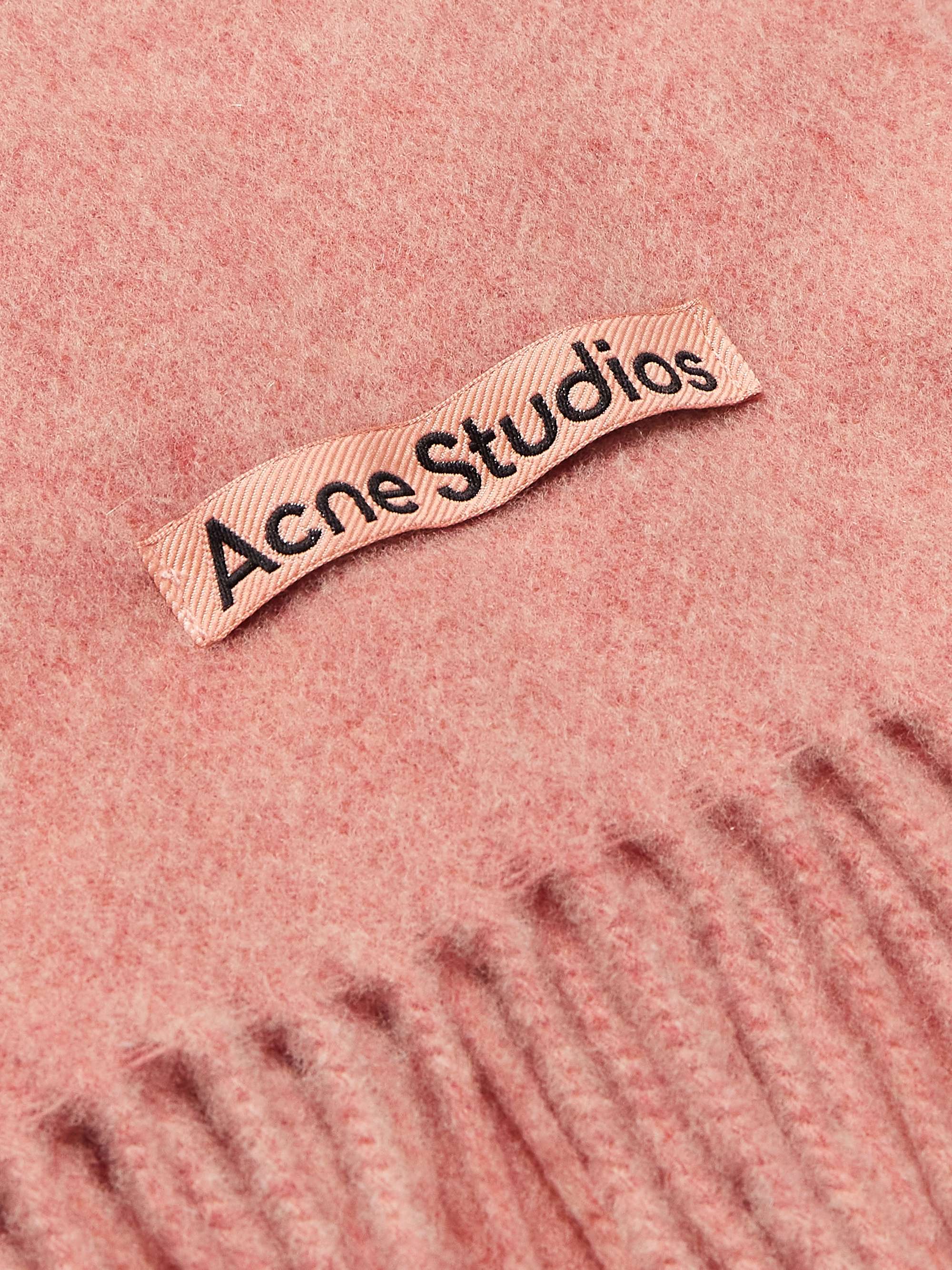 ACNE STUDIOS Canada Narrow Fringed Wool Scarf