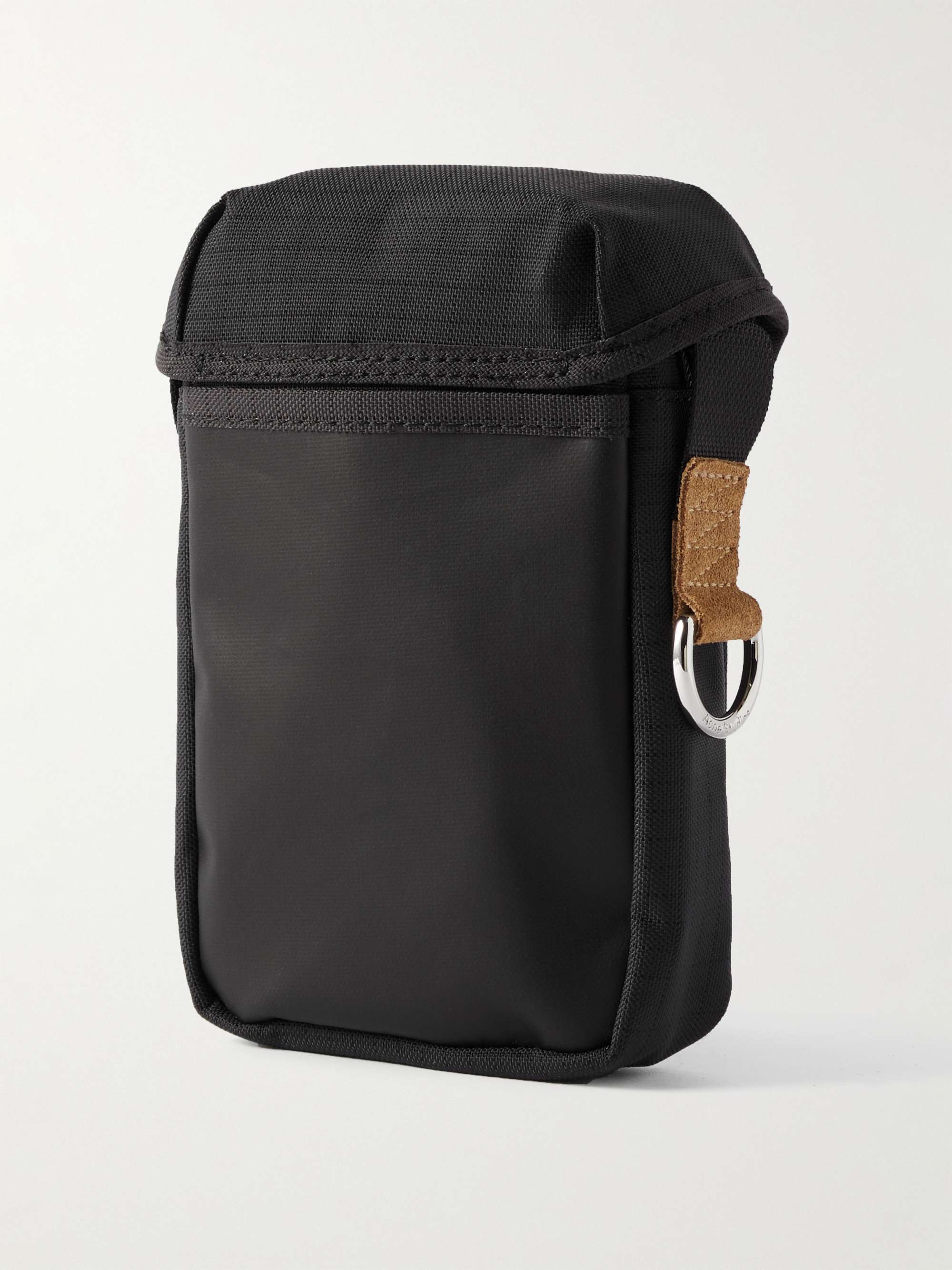 ACNE STUDIOS Ayden Suede-Trimmed Nylon-Ripstop Messenger Bag