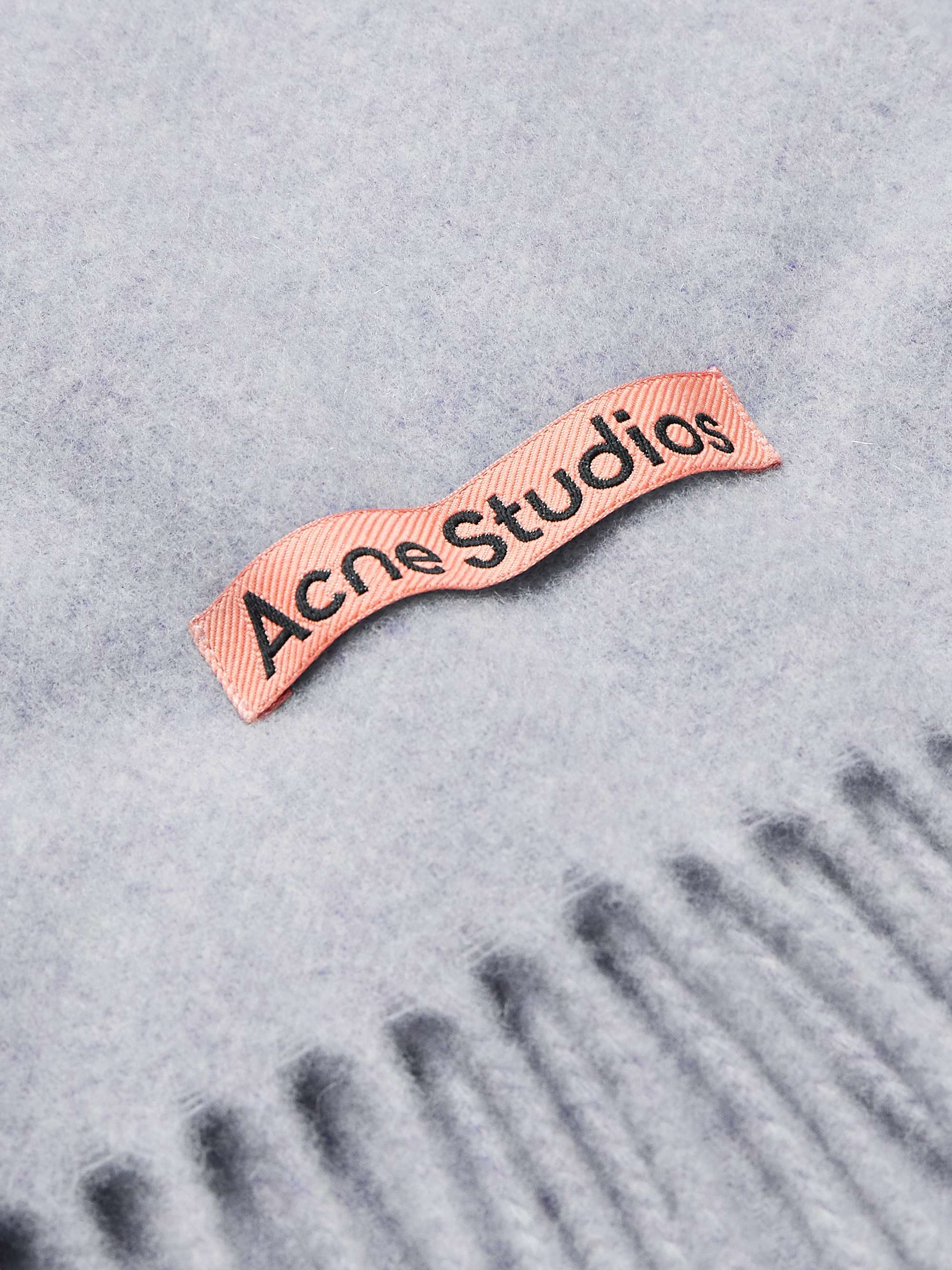 ACNE STUDIOS Canada Fringed Wool Scarf