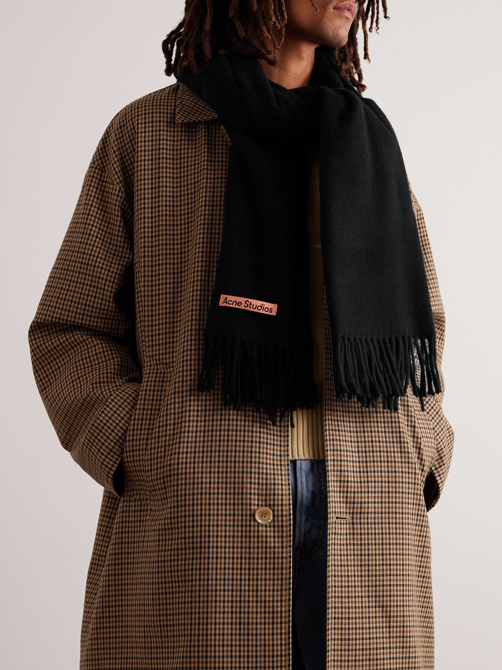 ACNE STUDIOS Canada Fringed Wool Scarf