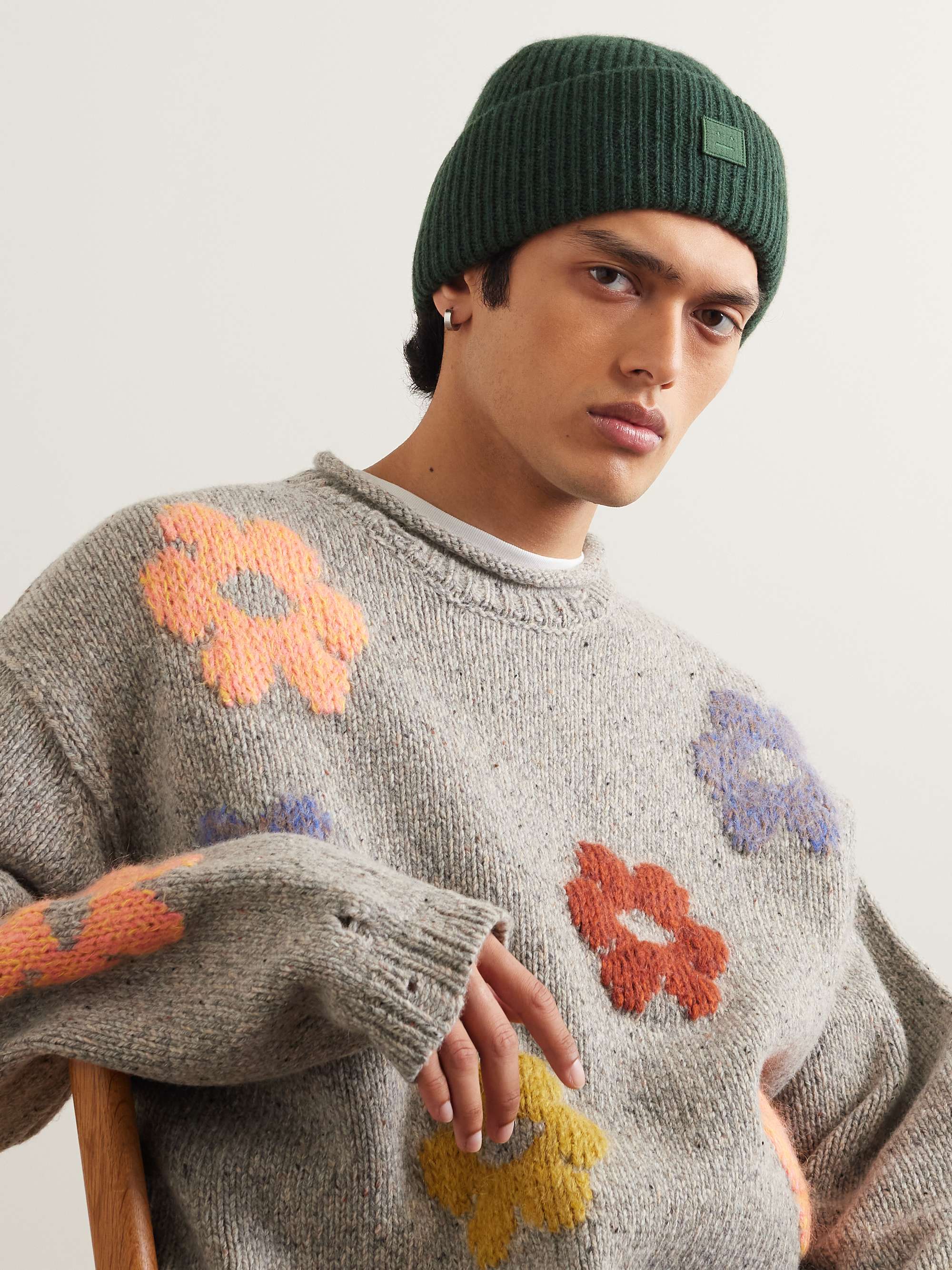 Acne studios best sale ribbed wool beanie