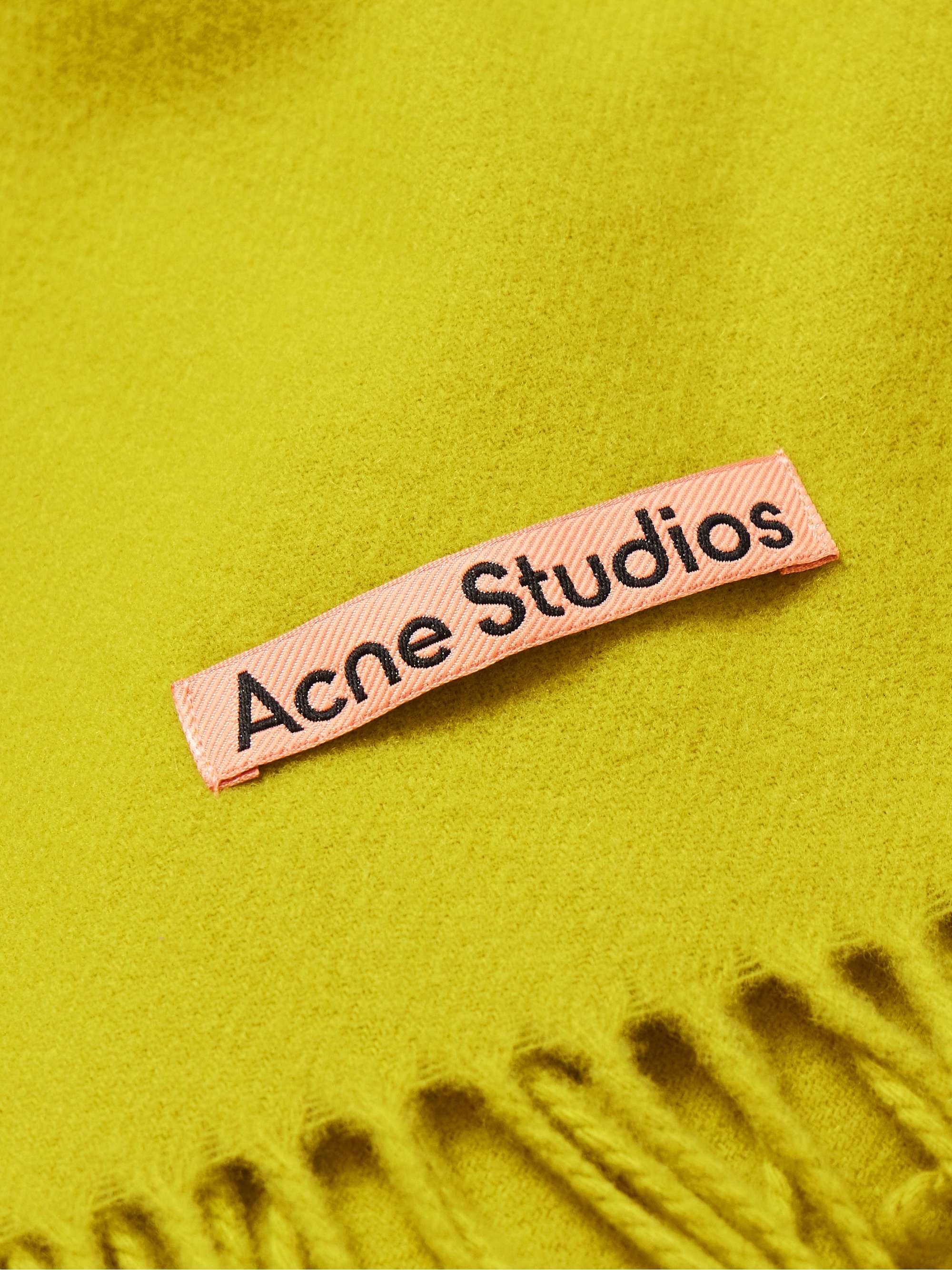 ACNE STUDIOS Canada Fringed Wool Scarf