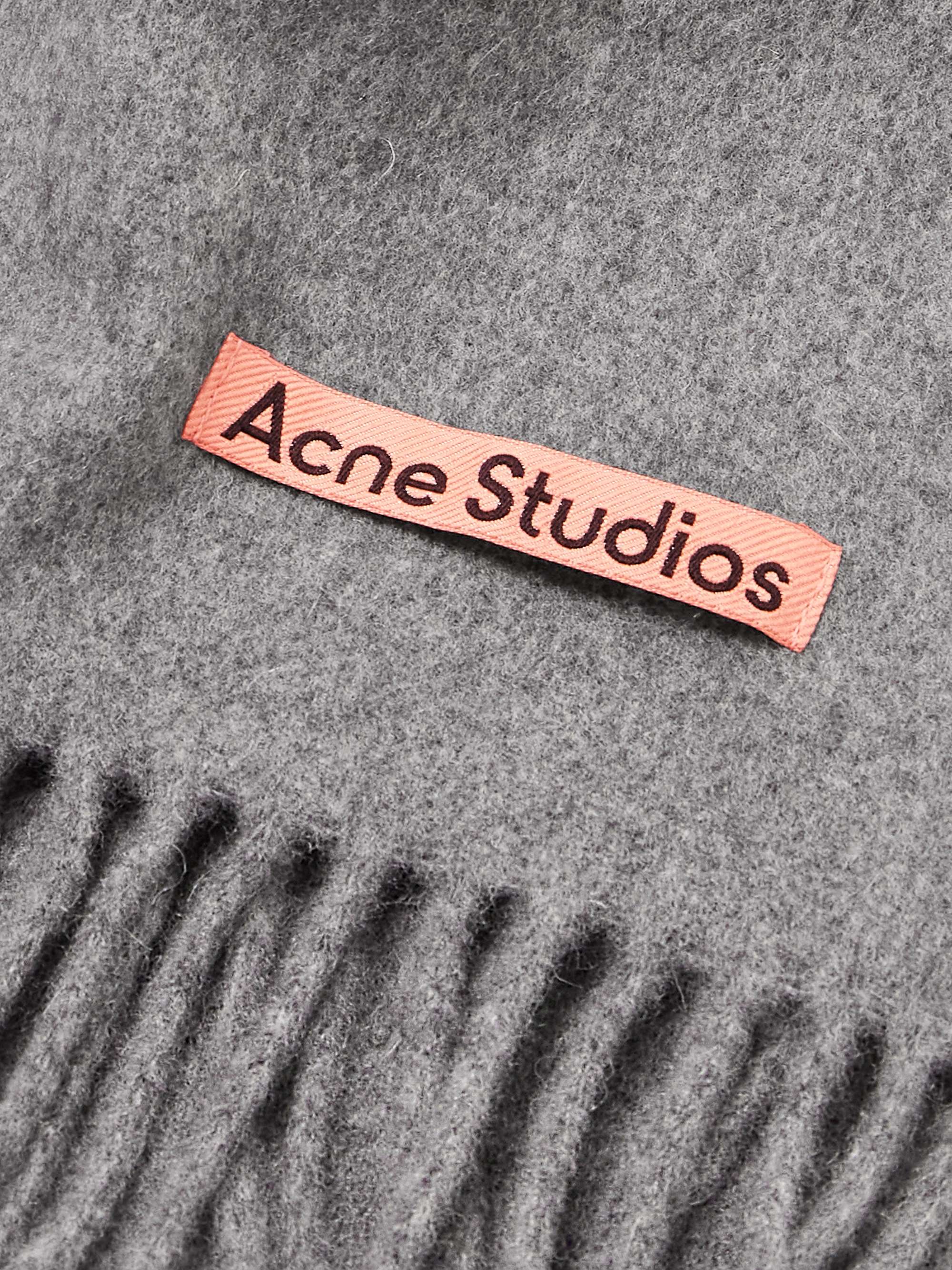 ACNE STUDIOS Canada Fringed Wool Scarf