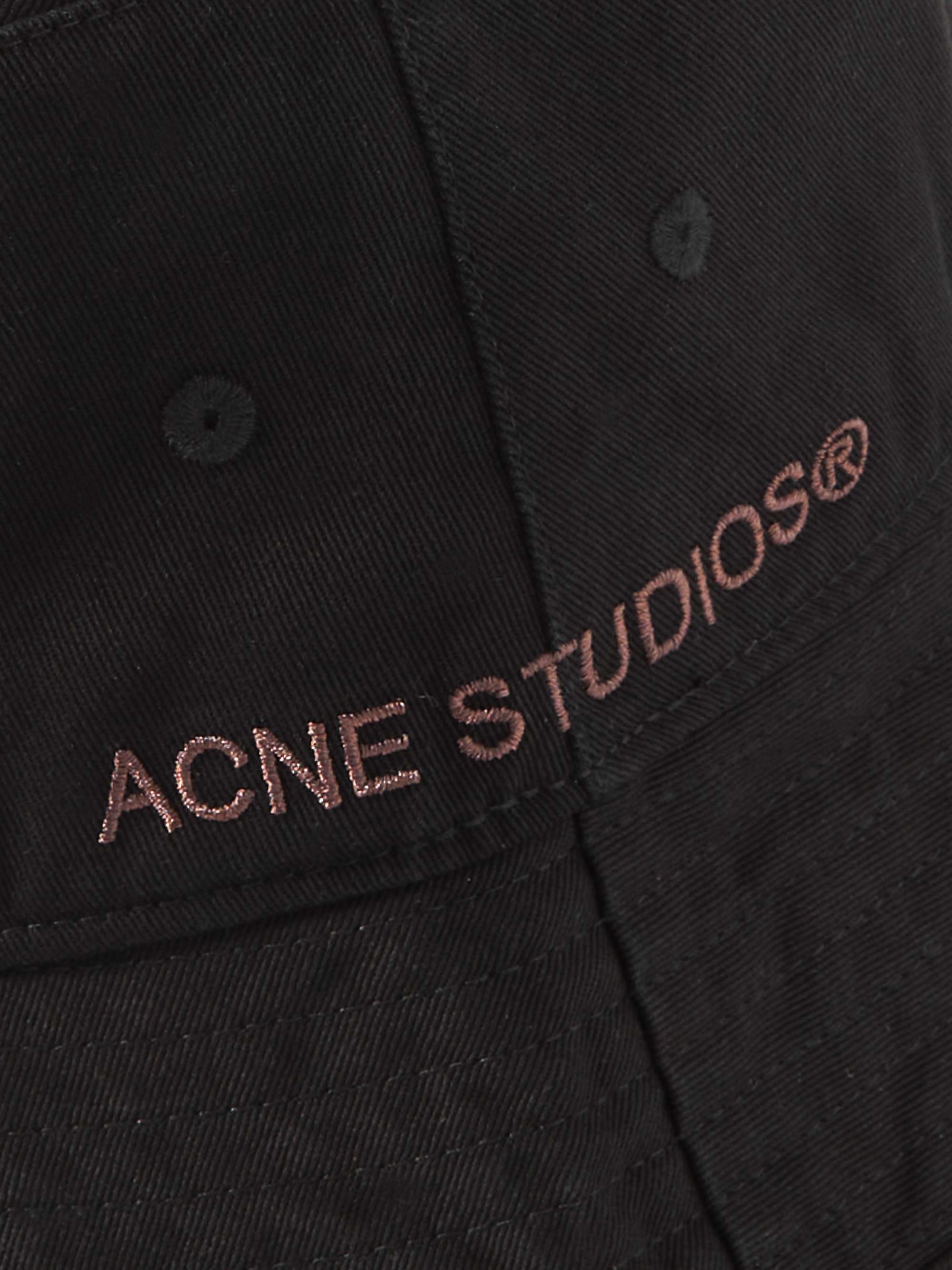 ACNE STUDIOS Brimmo Logo-Embroidered Cotton-Twill Bucket Hat