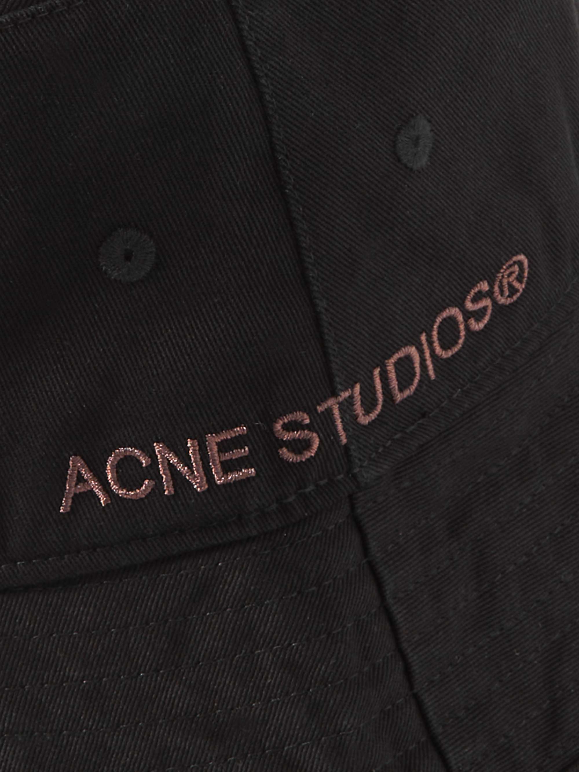 ACNE STUDIOS Brimmo Logo-Embroidered Cotton-Twill Bucket Hat for Men ...