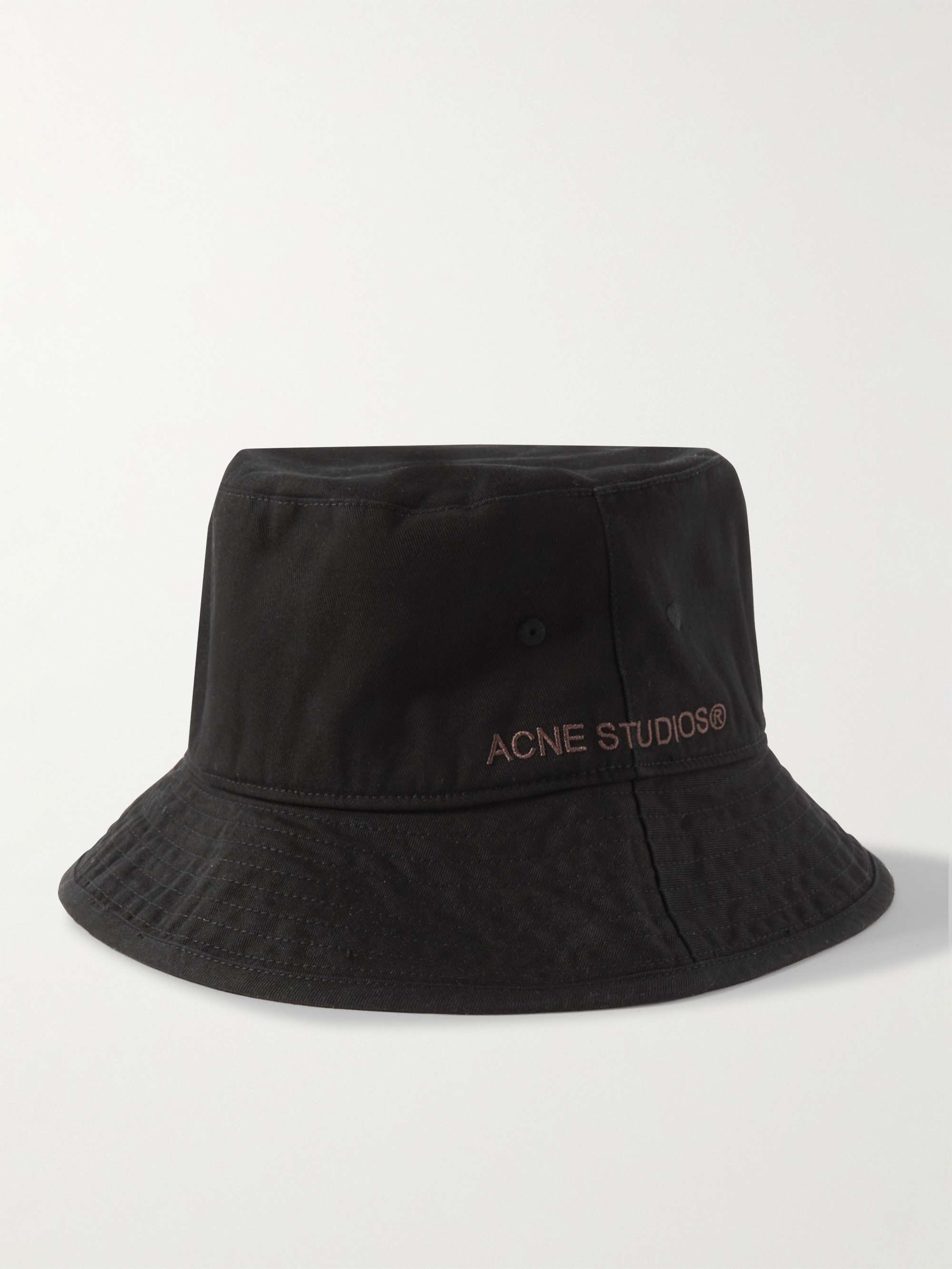 Brimmo Logo-Embroidered Cotton-Twill Bucket Hat