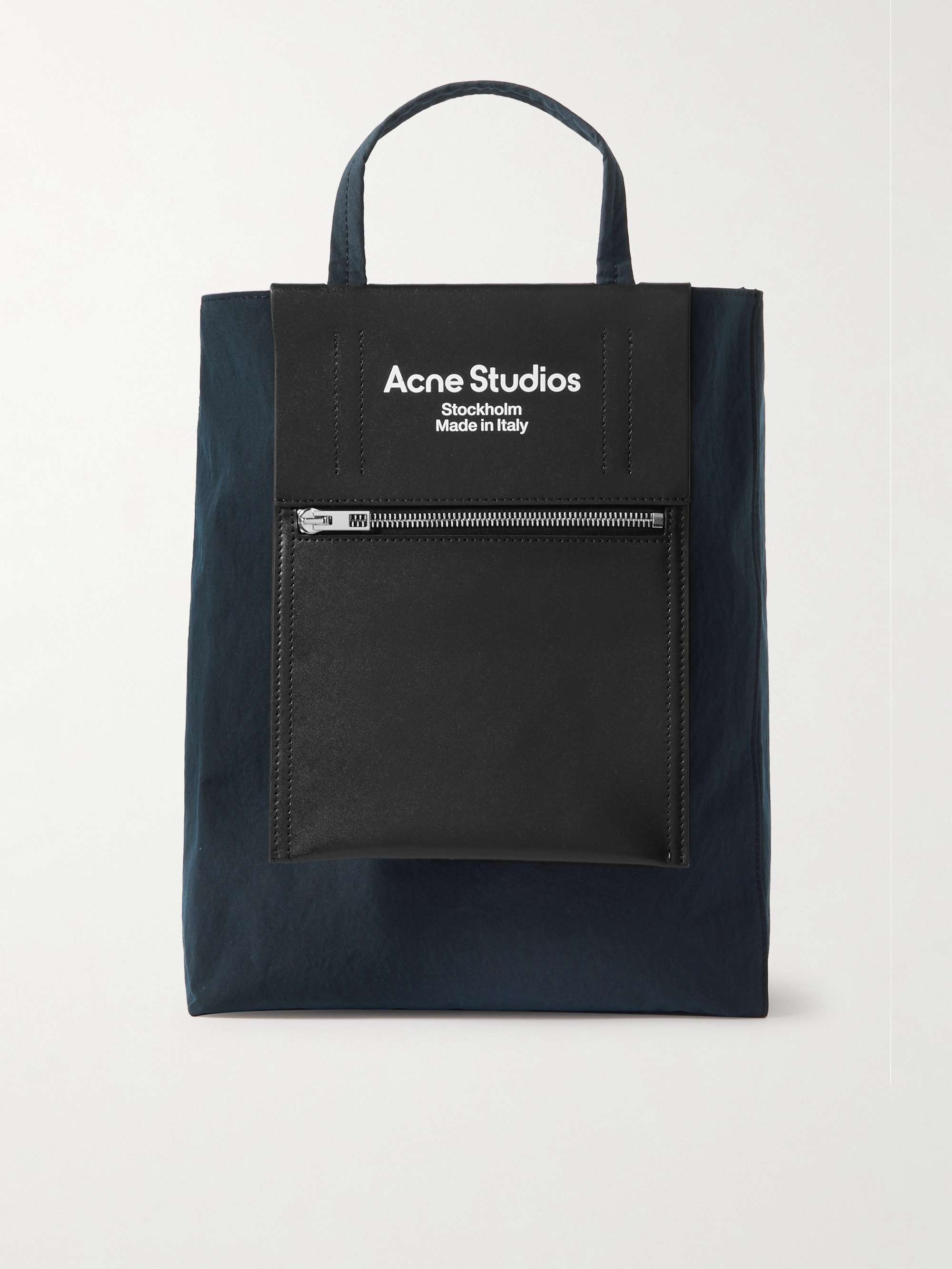 Logo Phone Pouch in Black - Acne Studios