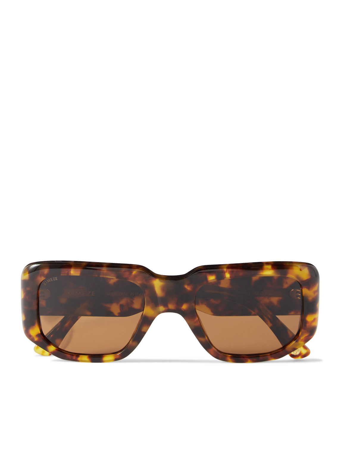Kimeze Amon Square-frame Tortoiseshell Acetate Sunglasses