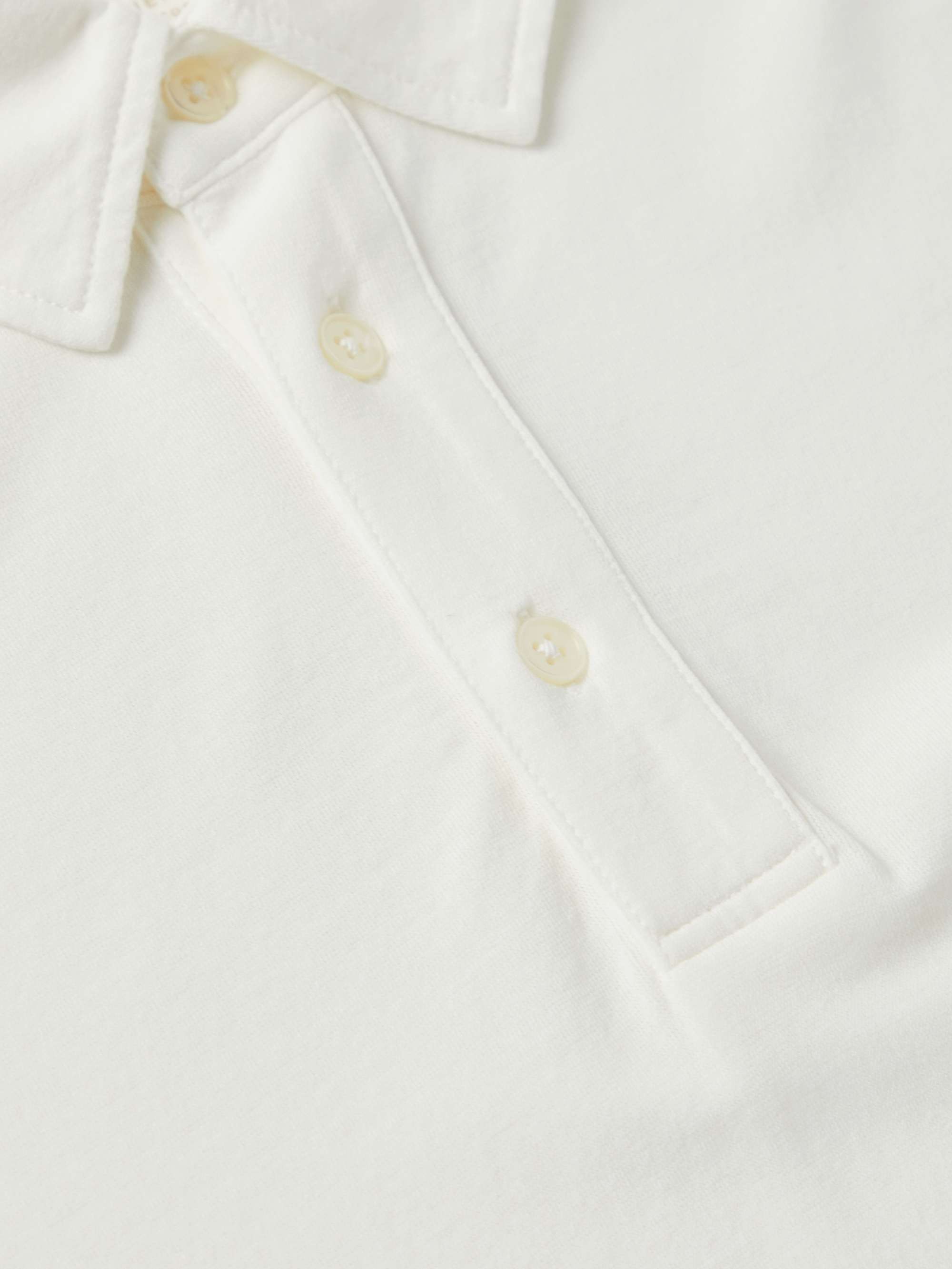 ALTEA Cotton-Jersey Polo Shirt