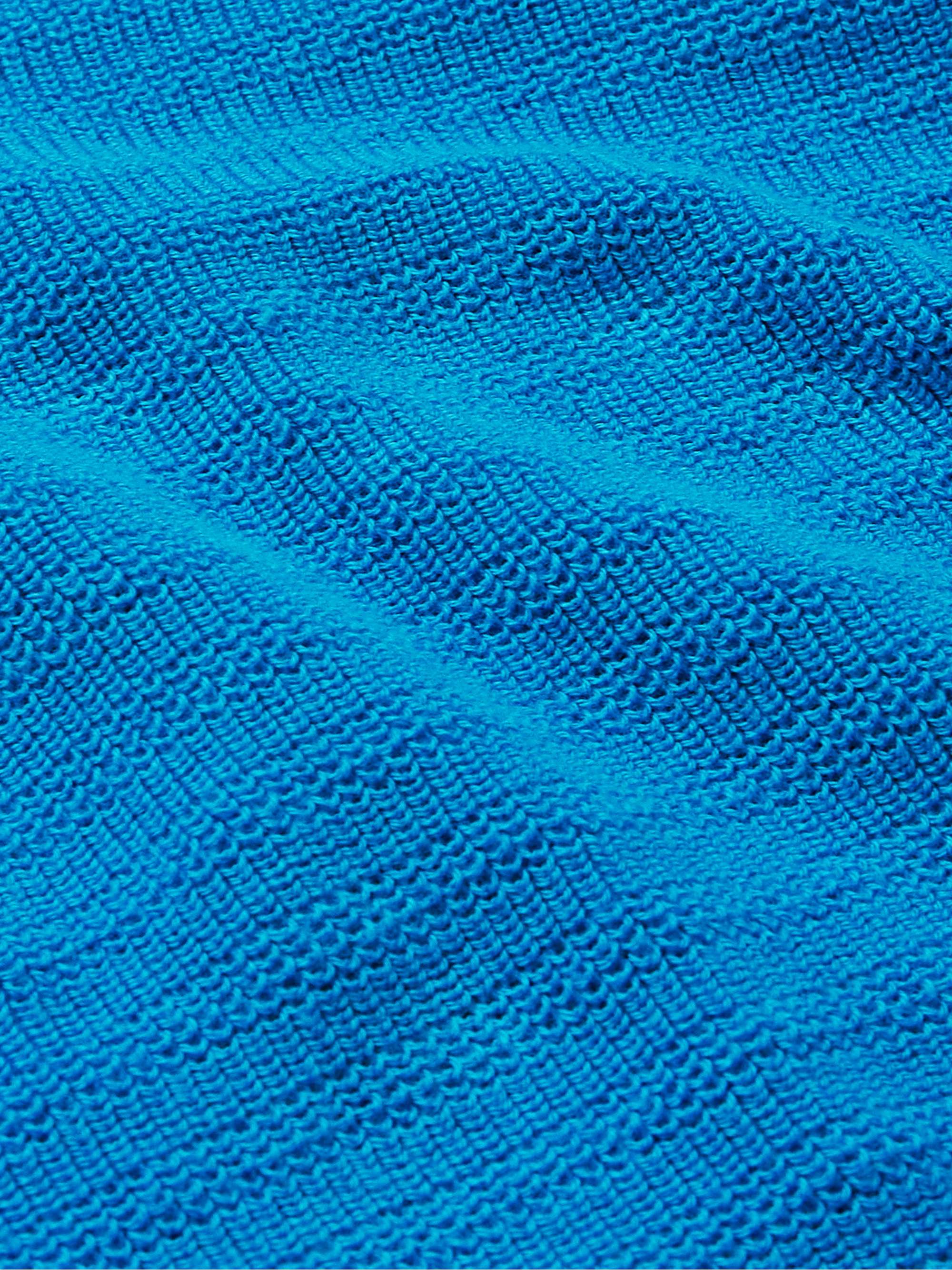 ALTEA Waffle-Knit Cotton Polo Shirt