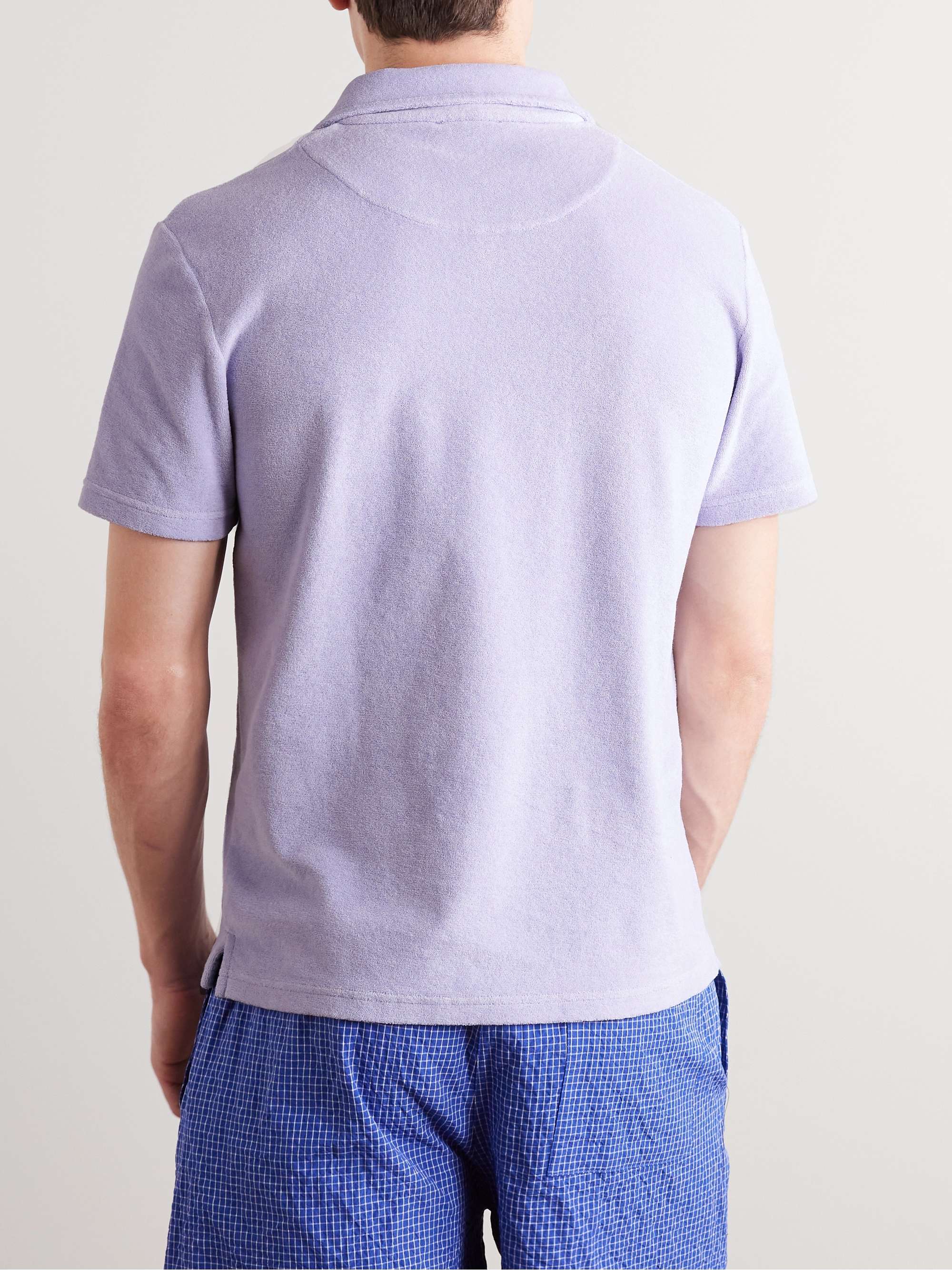 ALTEA Cotton-Terry Polo Shirt