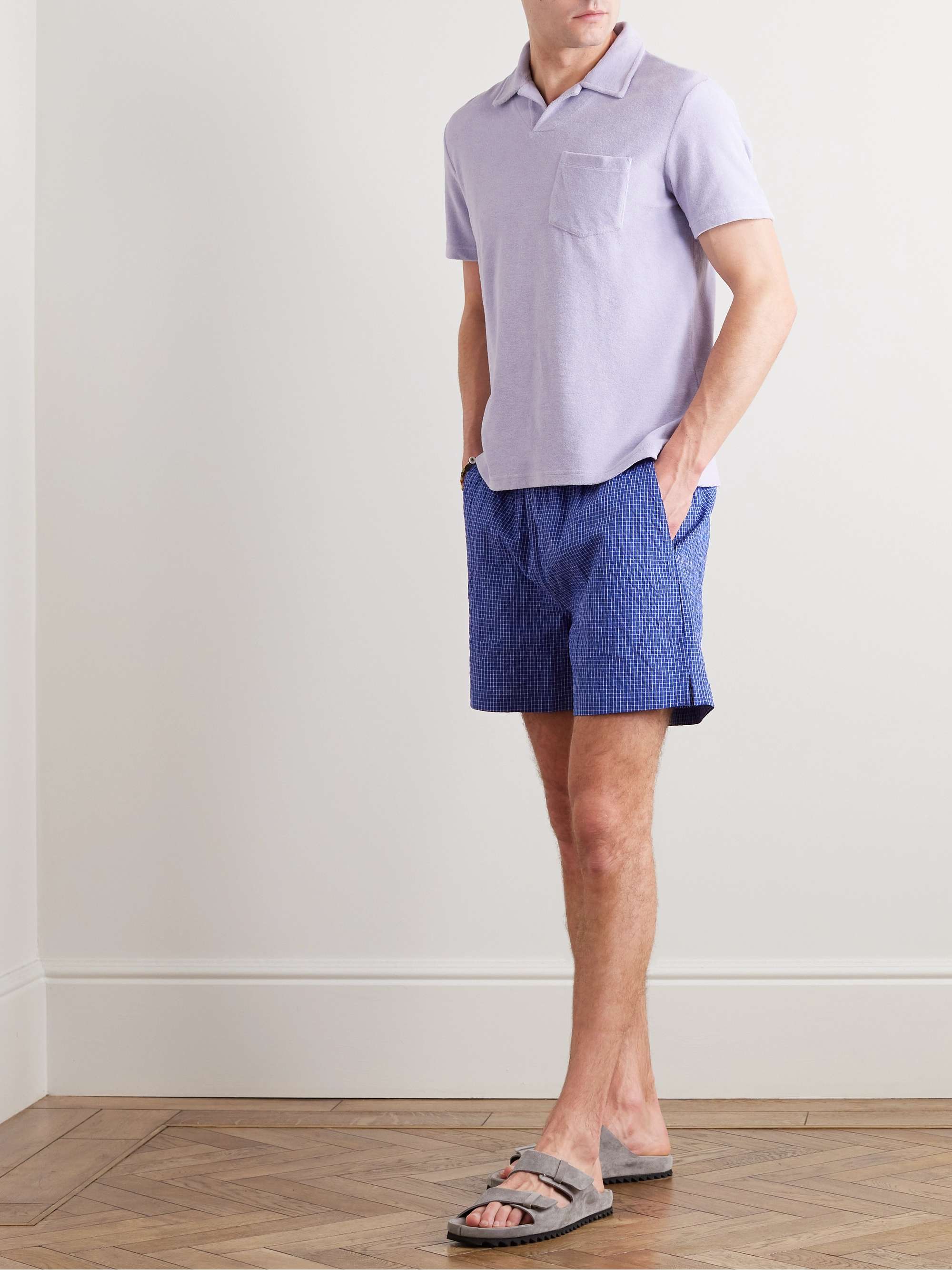 ALTEA Cotton-Terry Polo Shirt