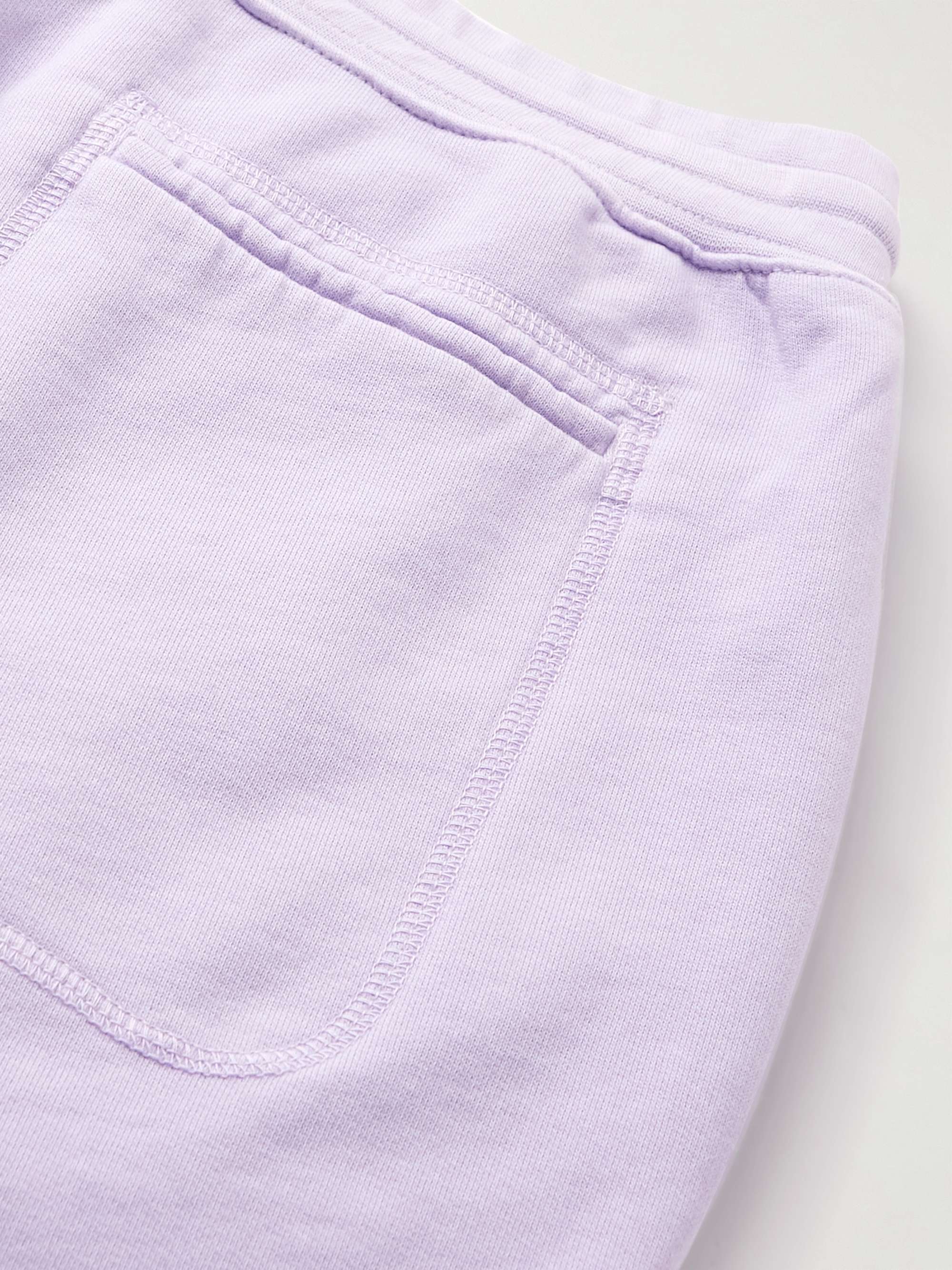 ALTEA Barkley Straight-Leg Cotton-Jersey Drawstring Bermuda Shorts