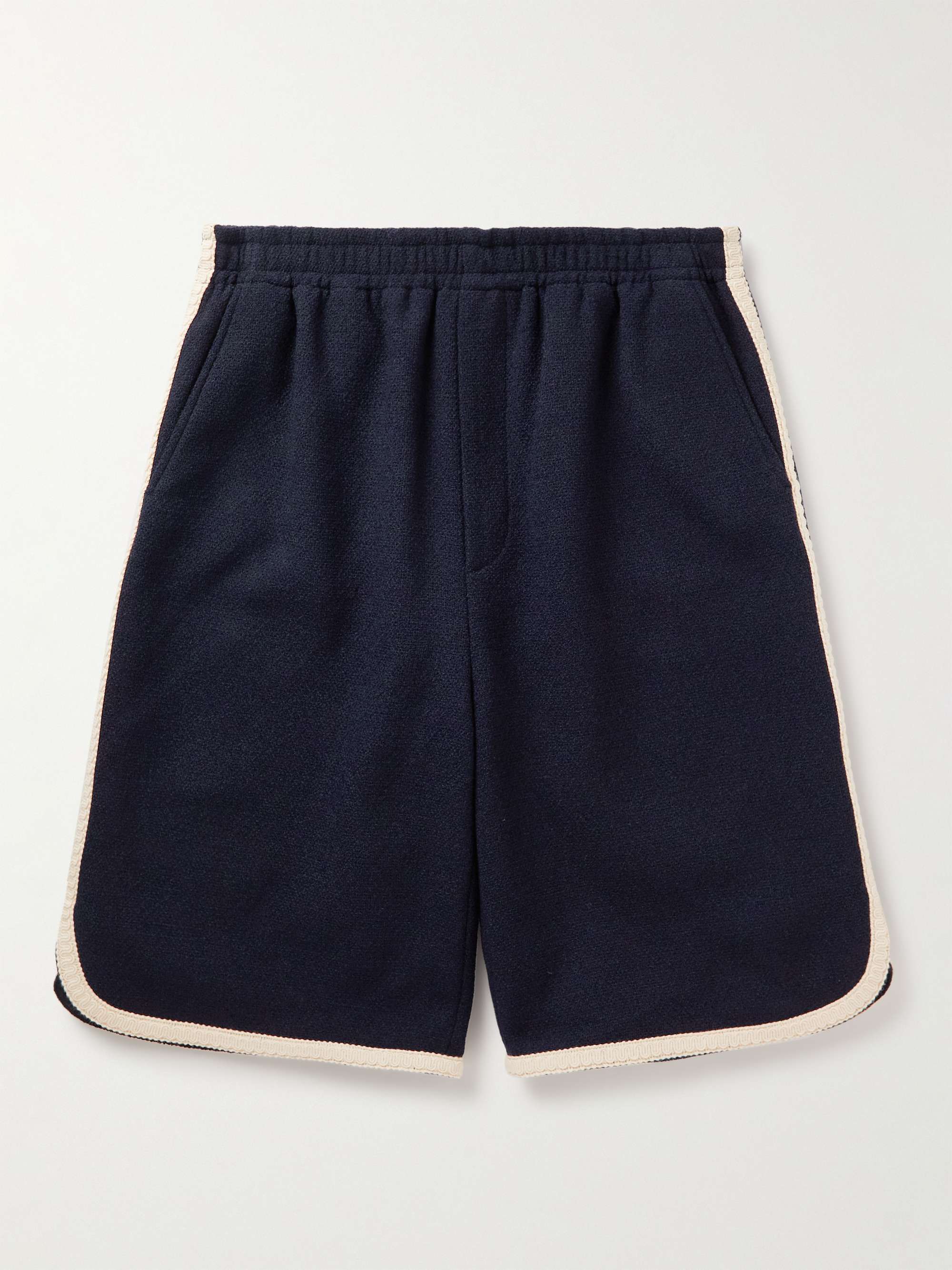 Wool Shorts - Dark blue - Men