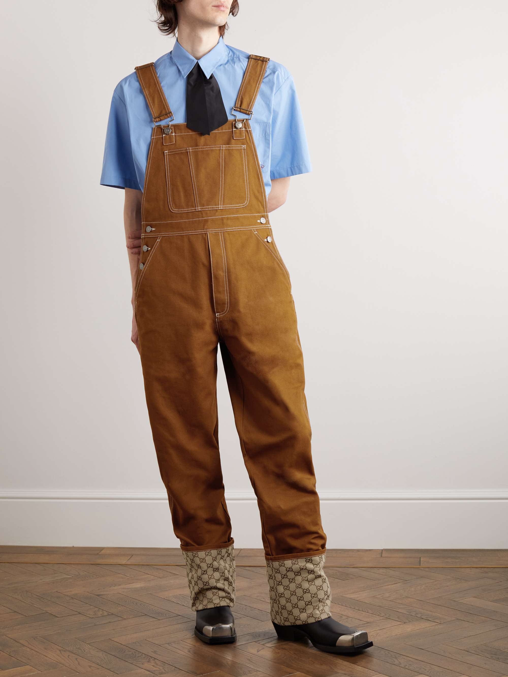 Top 35+ imagen gucci overalls Abzlocal.mx