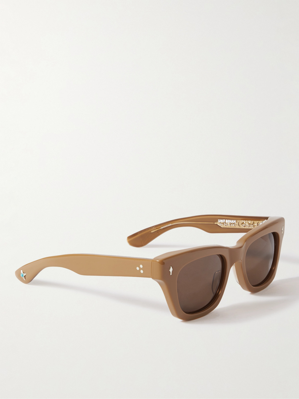 Shop Jacques Marie Mage Umit Benan Dealan Square-frame Acetate Sunglasses In Brown