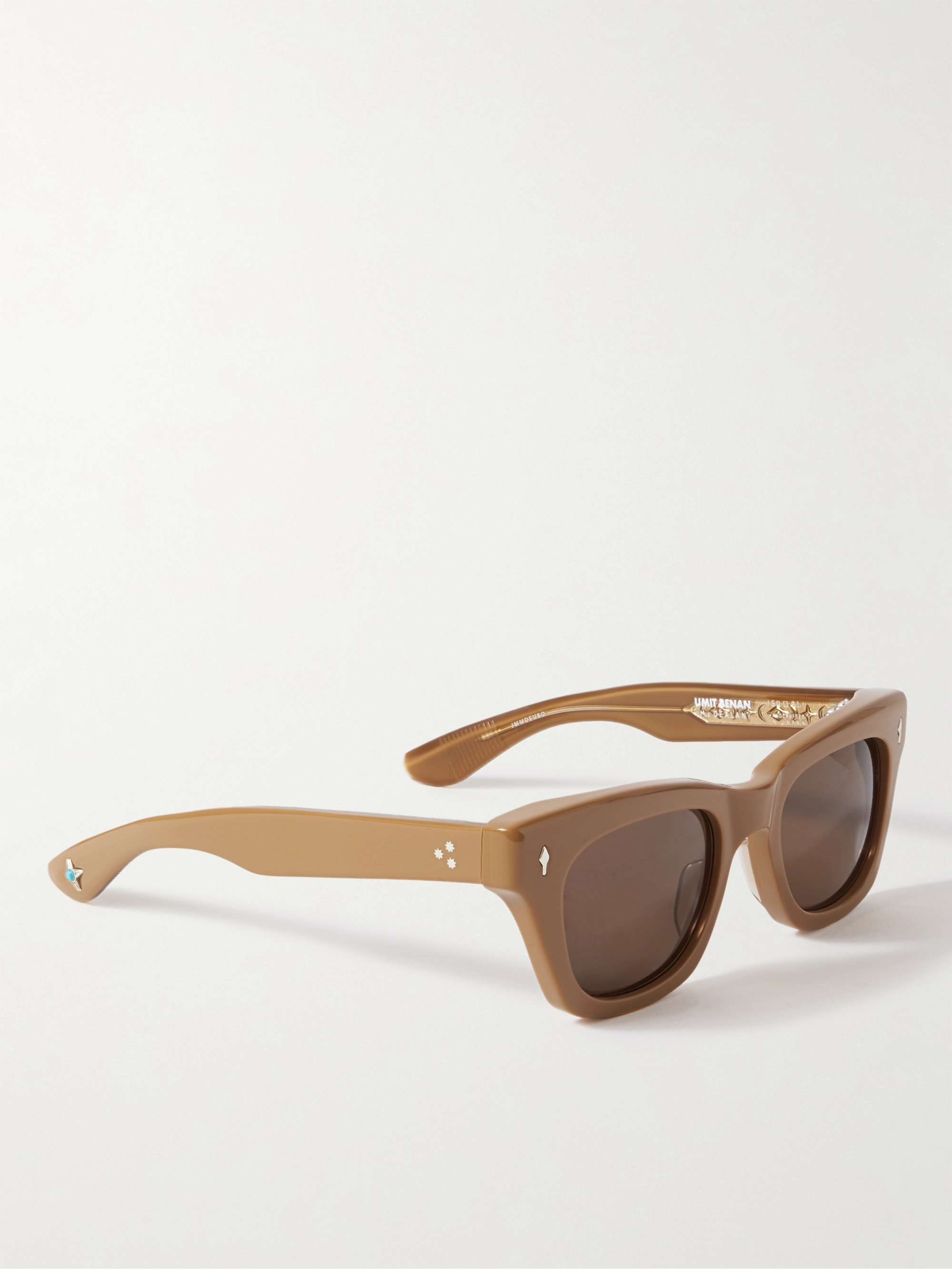 JACQUES MARIE MAGE + Umit Benan Dealan Square-Frame Acetate Sunglasses