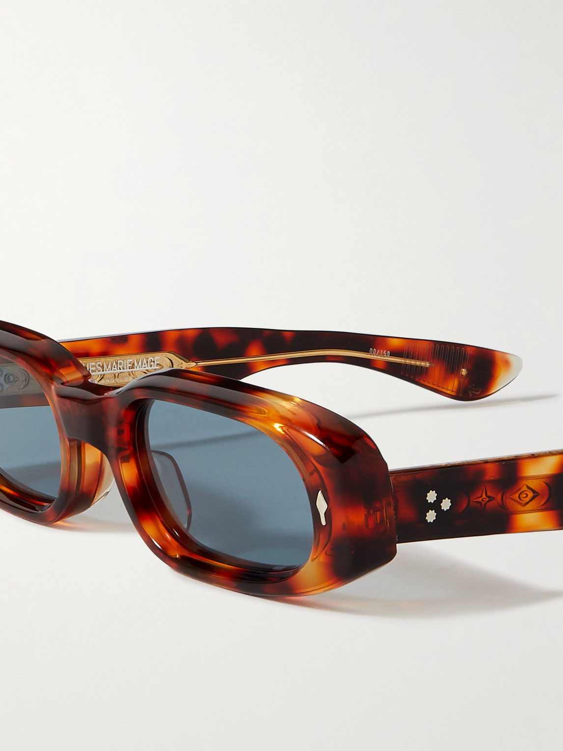 Shop Jacques Marie Mage Umit Benan Hulya Oval-frame Tortoiseshell Acetate Sunglasses