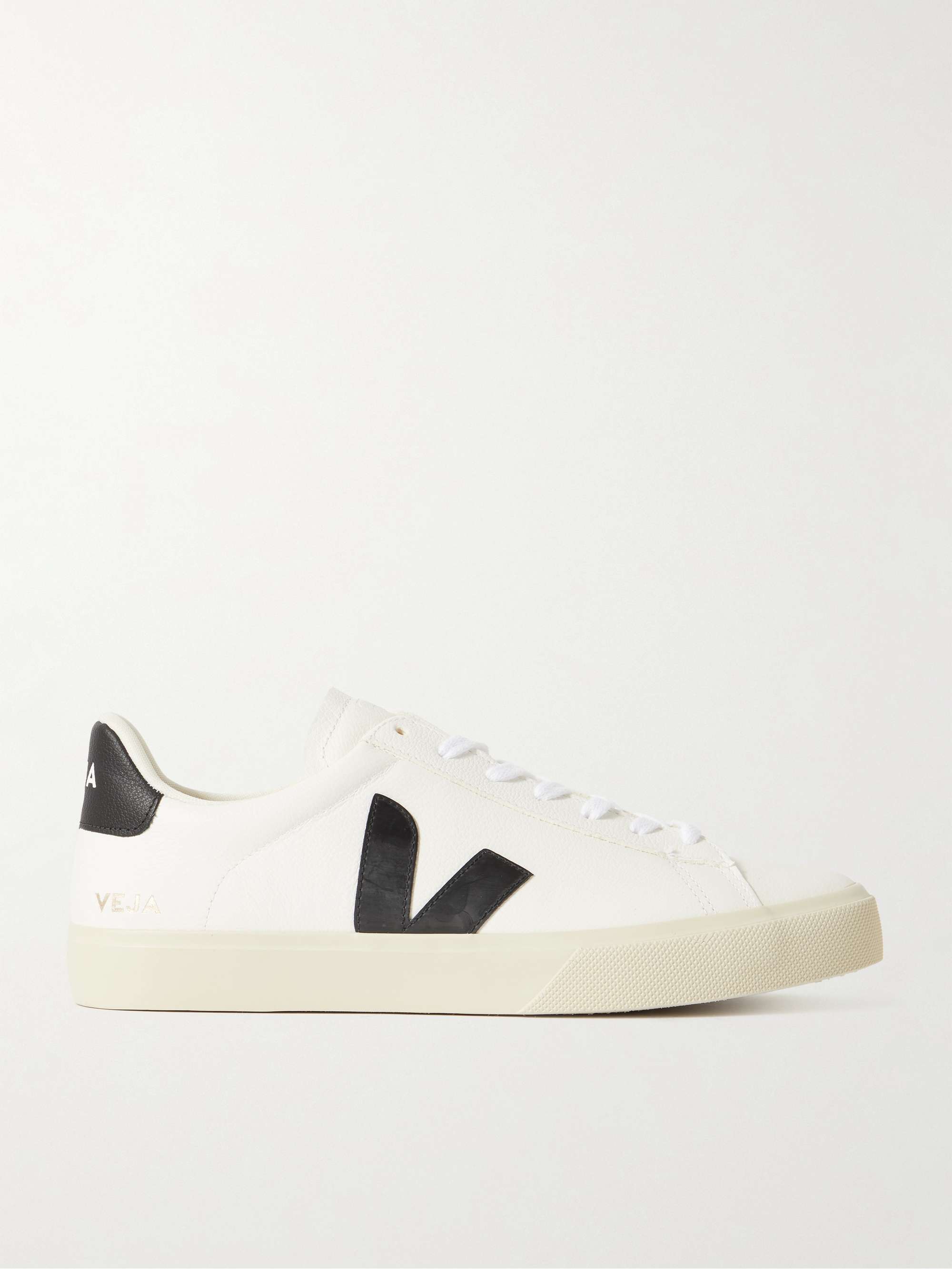 VEJA Campo Rubber-Trimmed Leather Sneakers for Men | MR PORTER