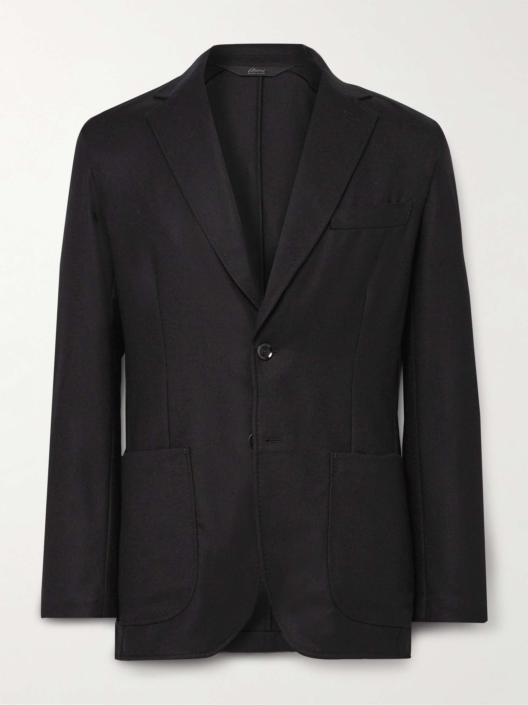 BRIONI Unstructured Virgin Wool-Flannel Blazer for Men | MR PORTER