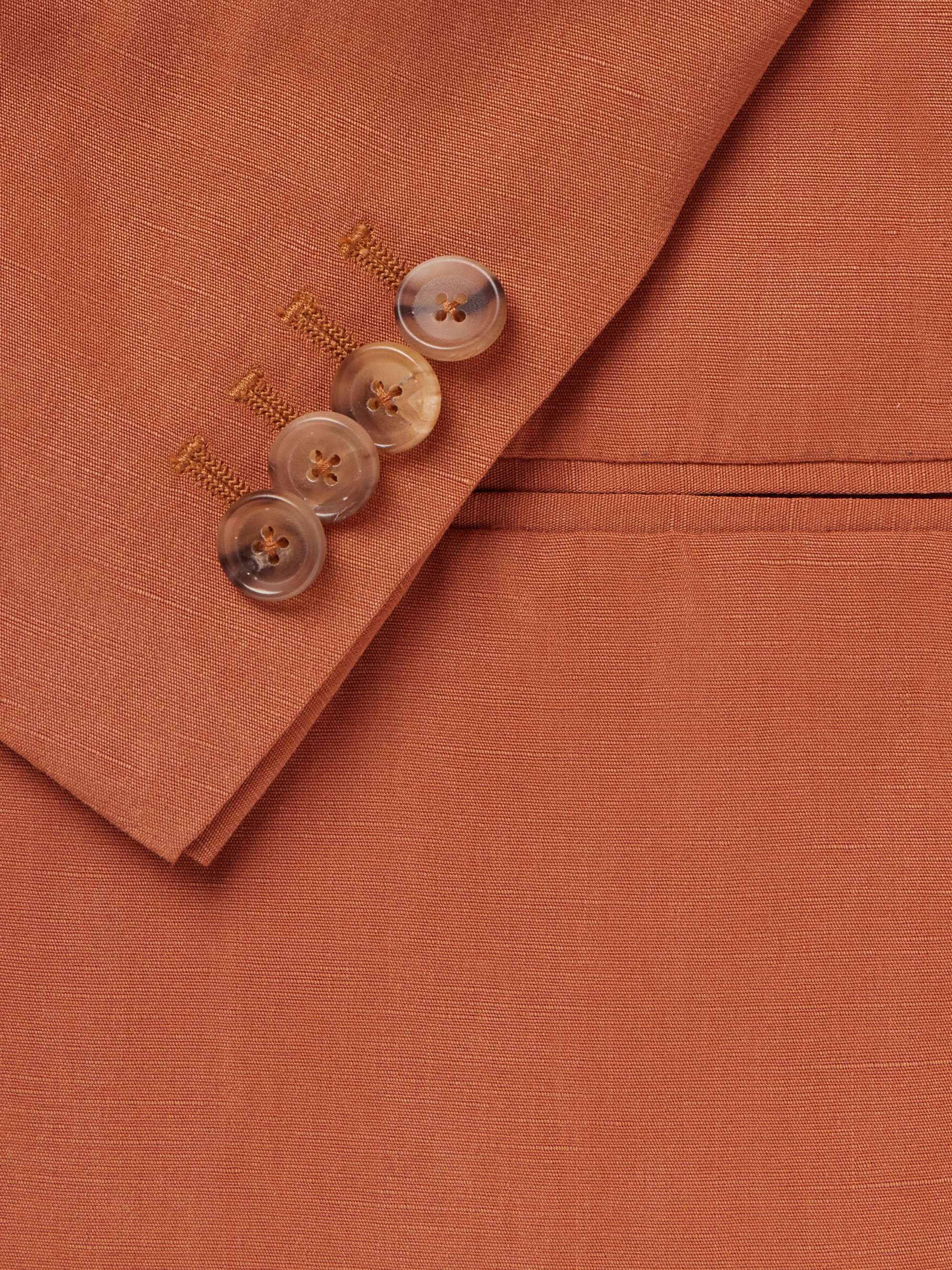 DE PETRILLO Lyocell, Linen and Cotton-Blend Suit Jacket