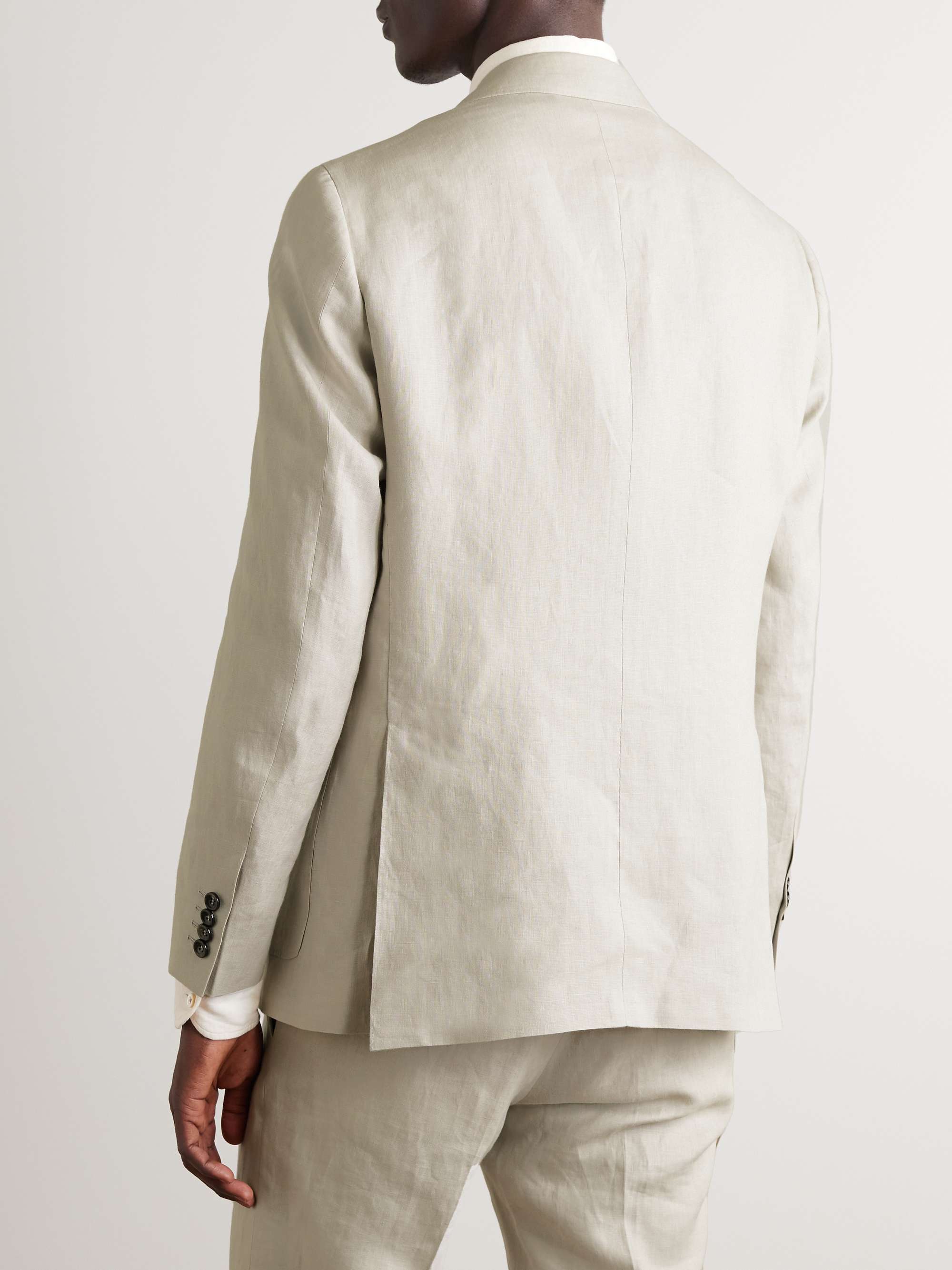 CANALI Linen Suit Jacket for Men | MR PORTER