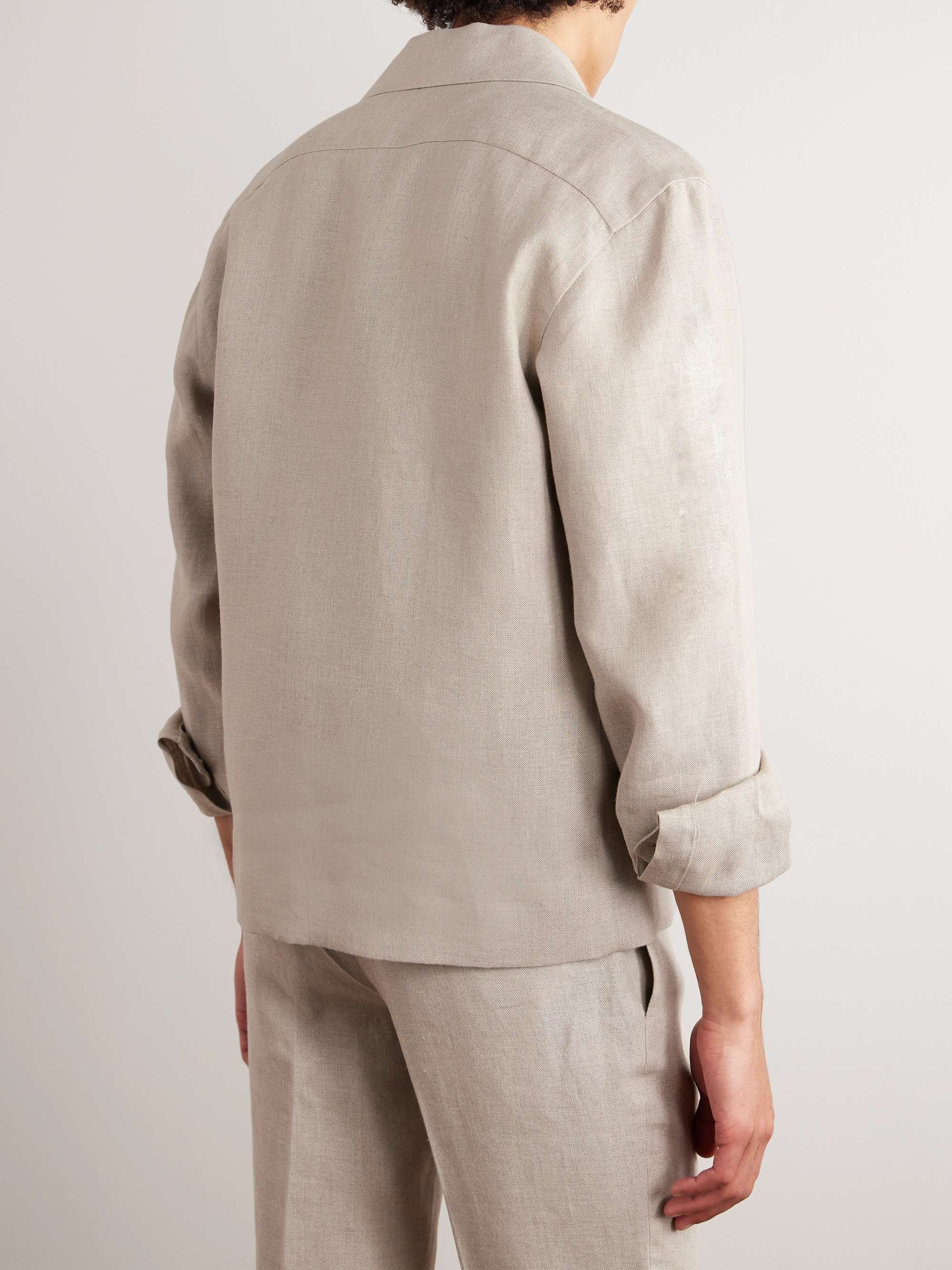 DE PETRILLO Linen Jacket